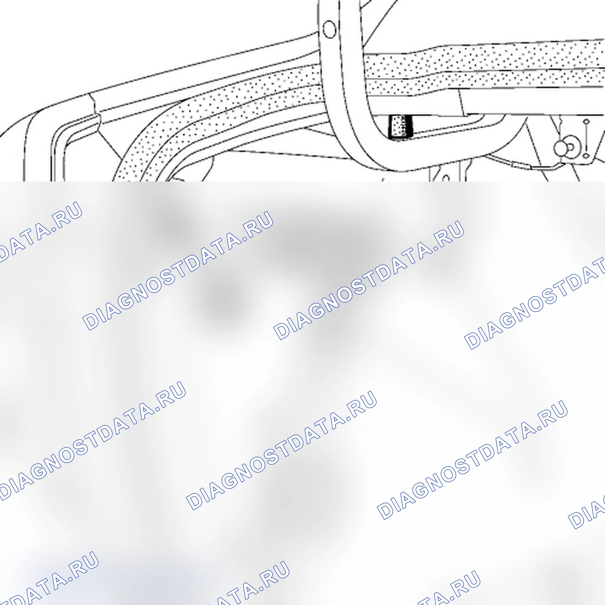 Механизм крышки багажника. Renault Logan I