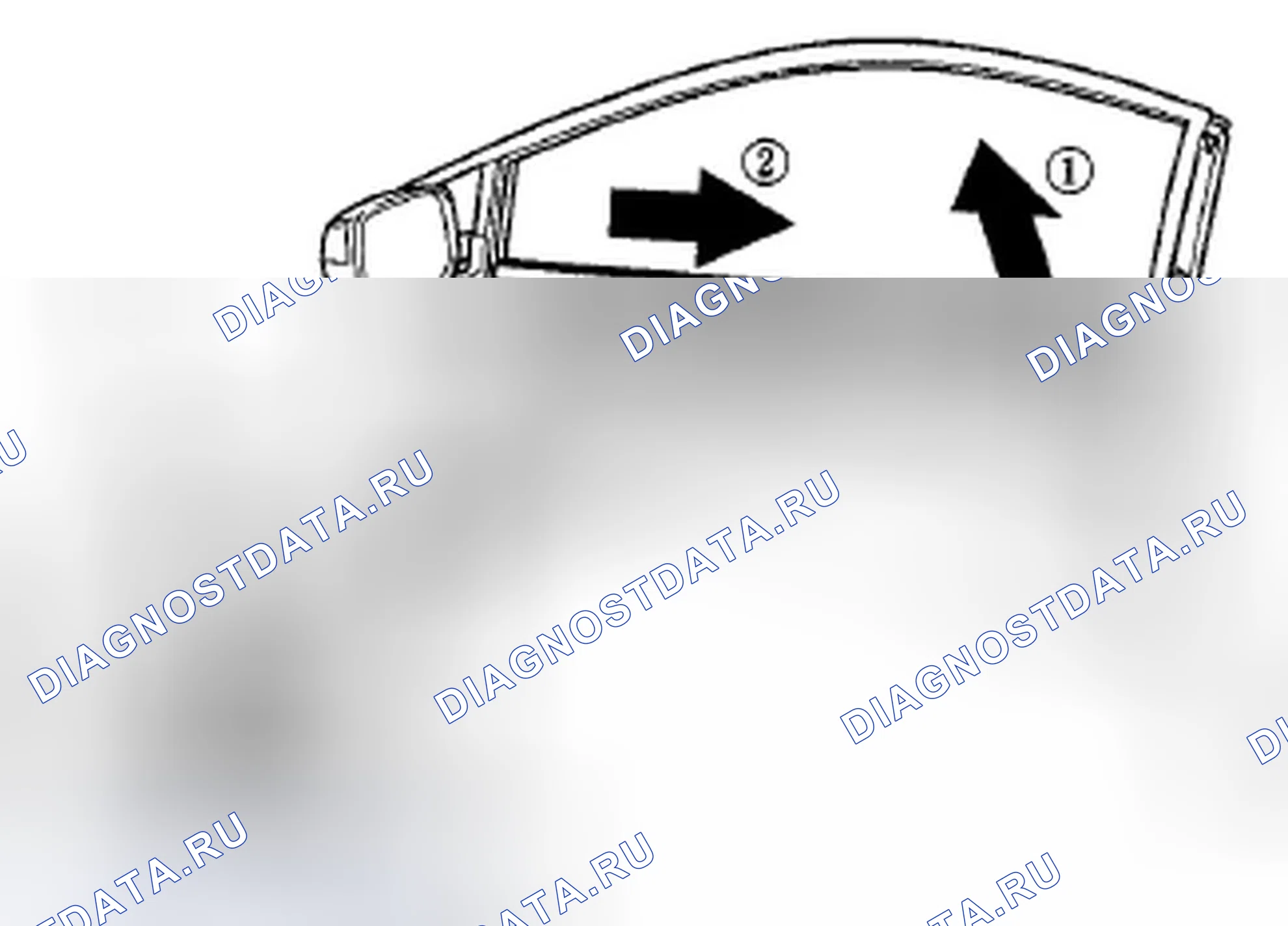 Рис. 55: Замена внешней погодной полосы стекла передней двери. Honda Insight ZE2