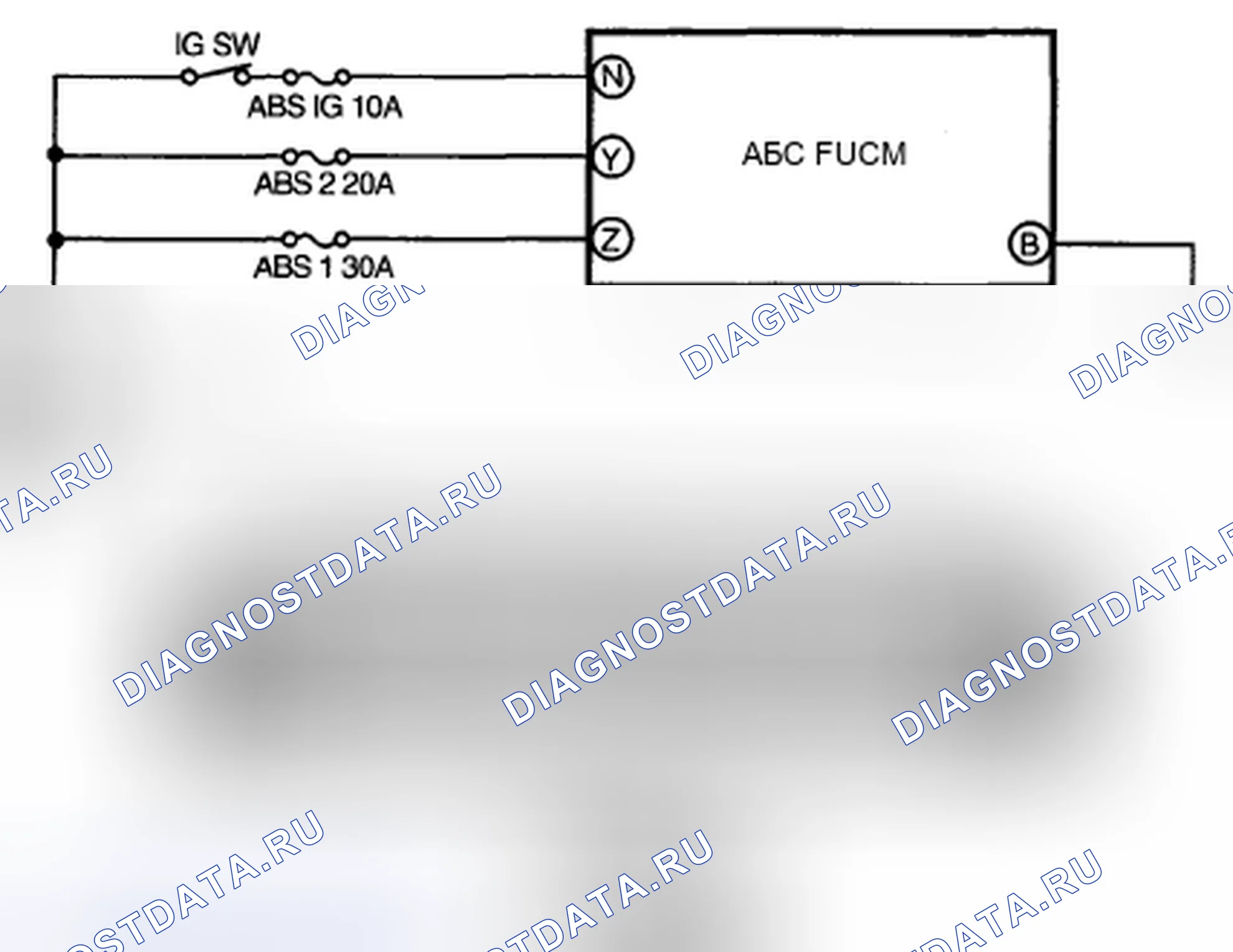 Рис. 15: расшифровка кода ошибки B1317, B1318 [ABS]. Honda CR-V IV