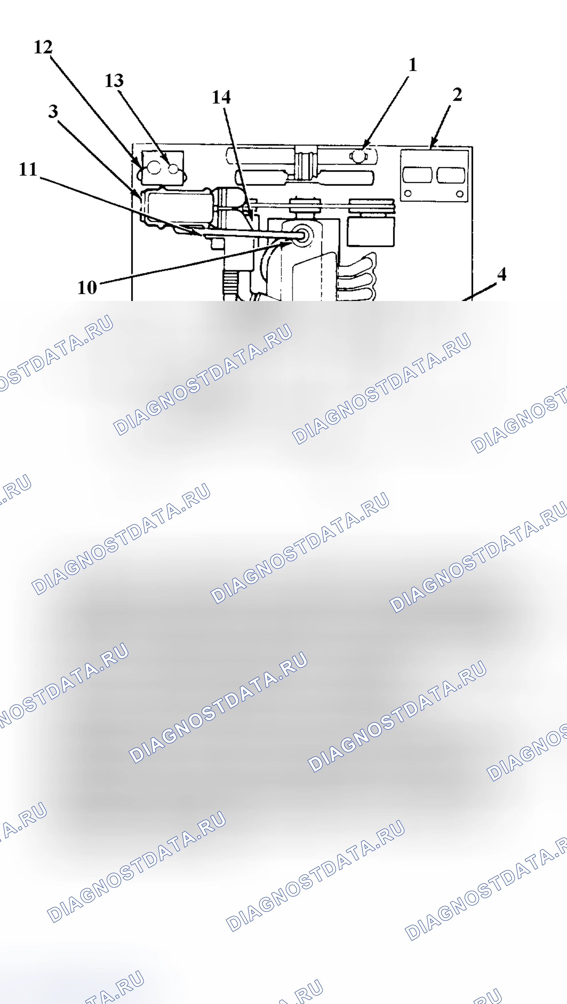 Рис. 5: РАСПОЛОЖЕНИЕ ТОЧЕК ОБСЛУЖИВАНИЯ. Ford Cab & Chassis F350 