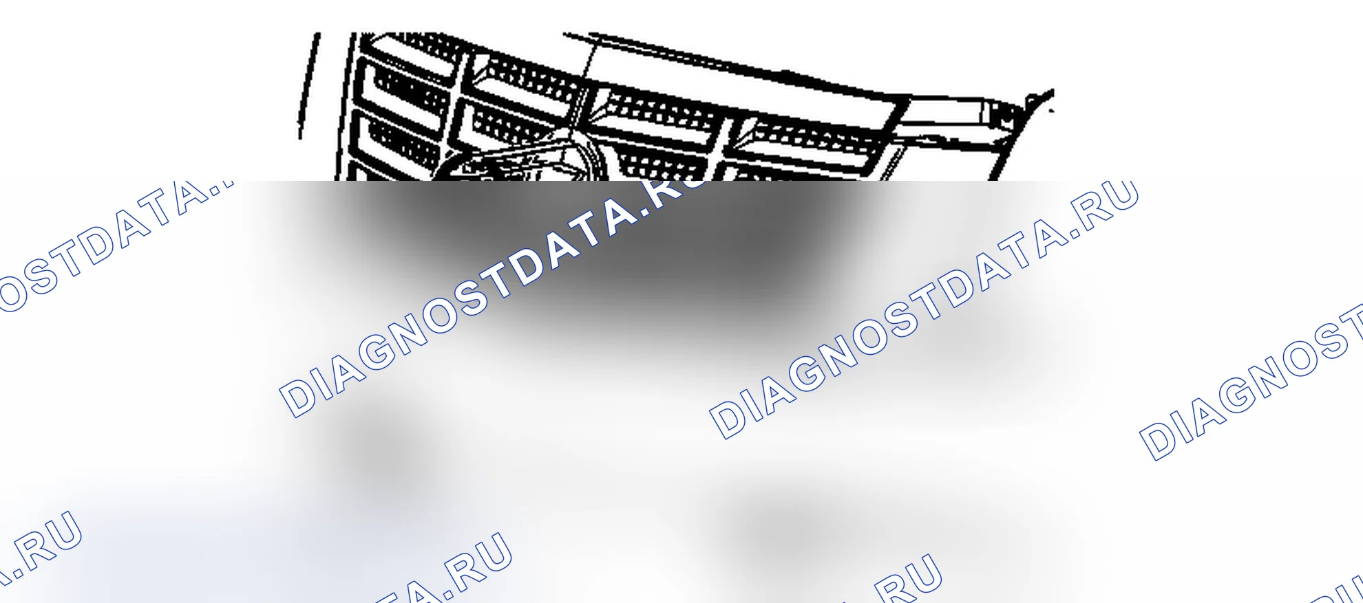 Рис. 17: Замена эмблемы/паспортной таблички радиаторной решетки (Escalade). Chevrolet Tahoe III