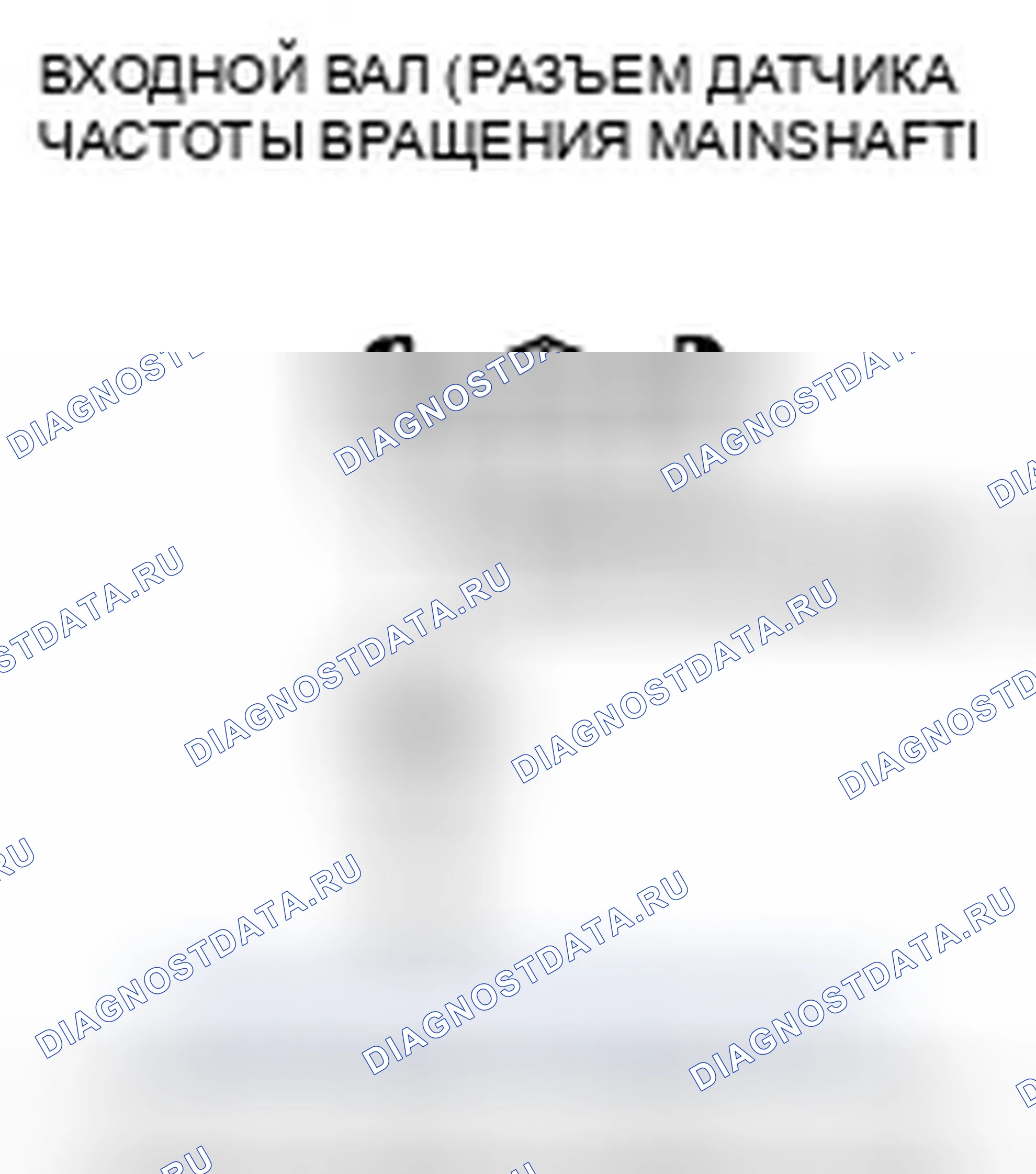 Рис. 974: расшифровка кода ошибки P0717: Проблема в цепи датчика частоты вращения входного вала (главного вала) (без ввода сигнала) расшифровка кода ошибки P0718: Inpu. Honda Crosstour I