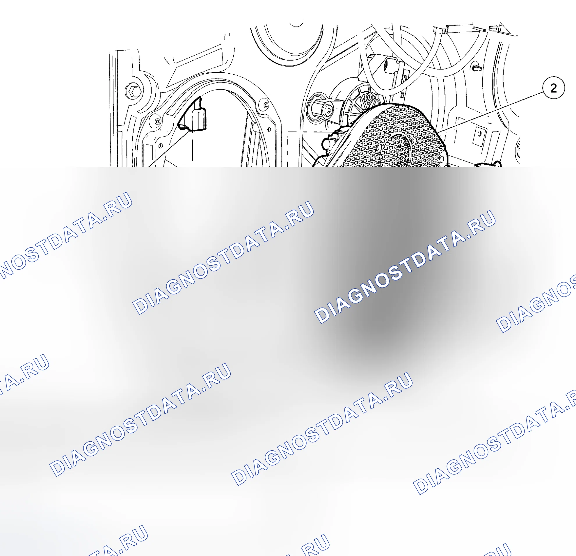 Рис. 44: Дверной динамик. Hyundai Mistra II
