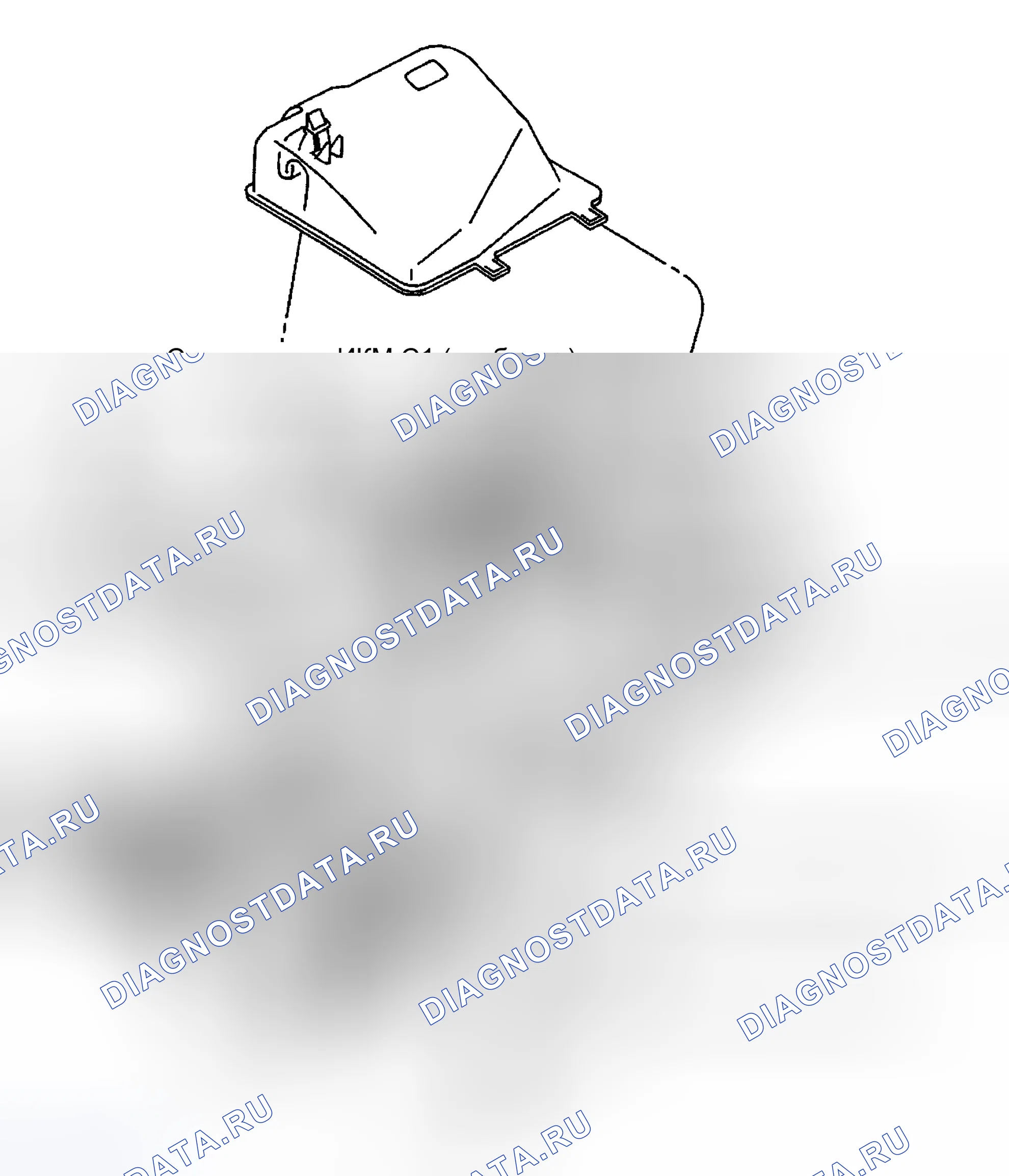 Рис. 35: РАСПОЛОЖЕНИЕ МУП. Hyundai Stellar I