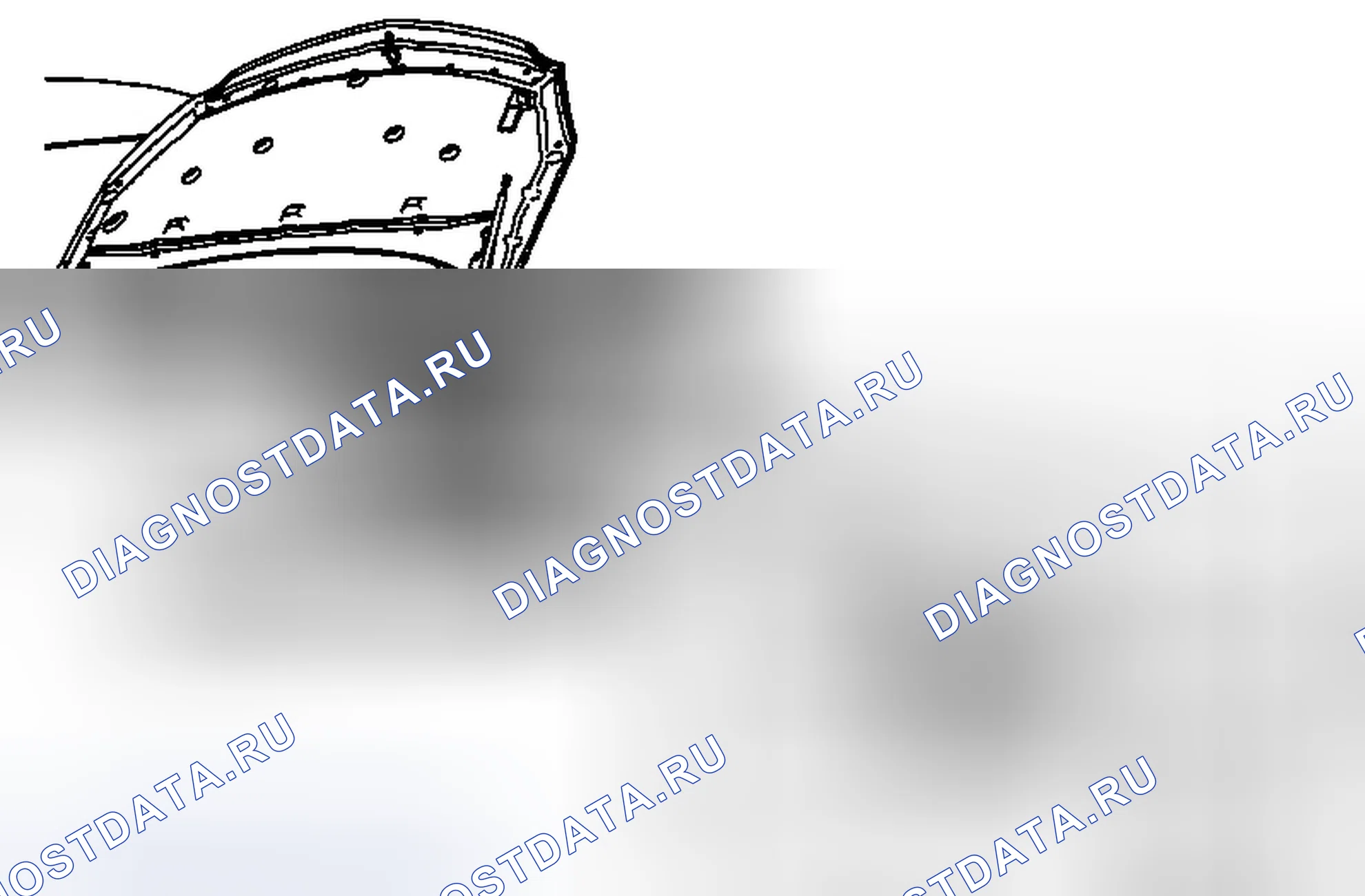 Рис. 34: Замена первичной защелки капота. Buick Regal V