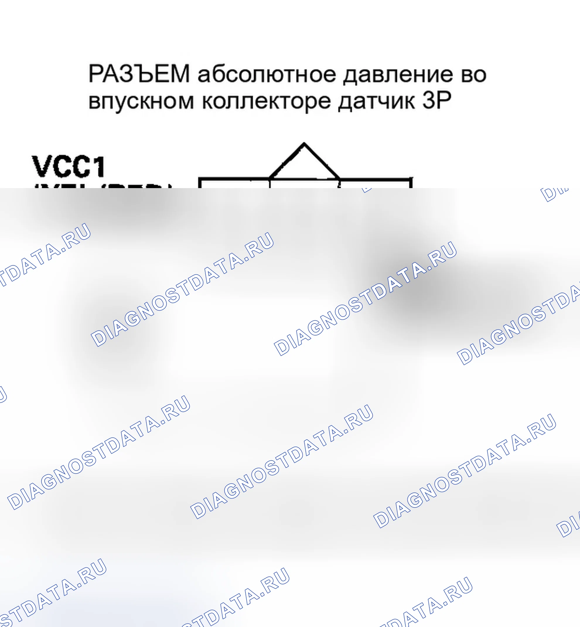 Рис. 3: P0107 расшифровка кода ошибки: низкое напряжение цепи датчика абсолютное давление во впускном коллекторе. Honda Odyssey I
