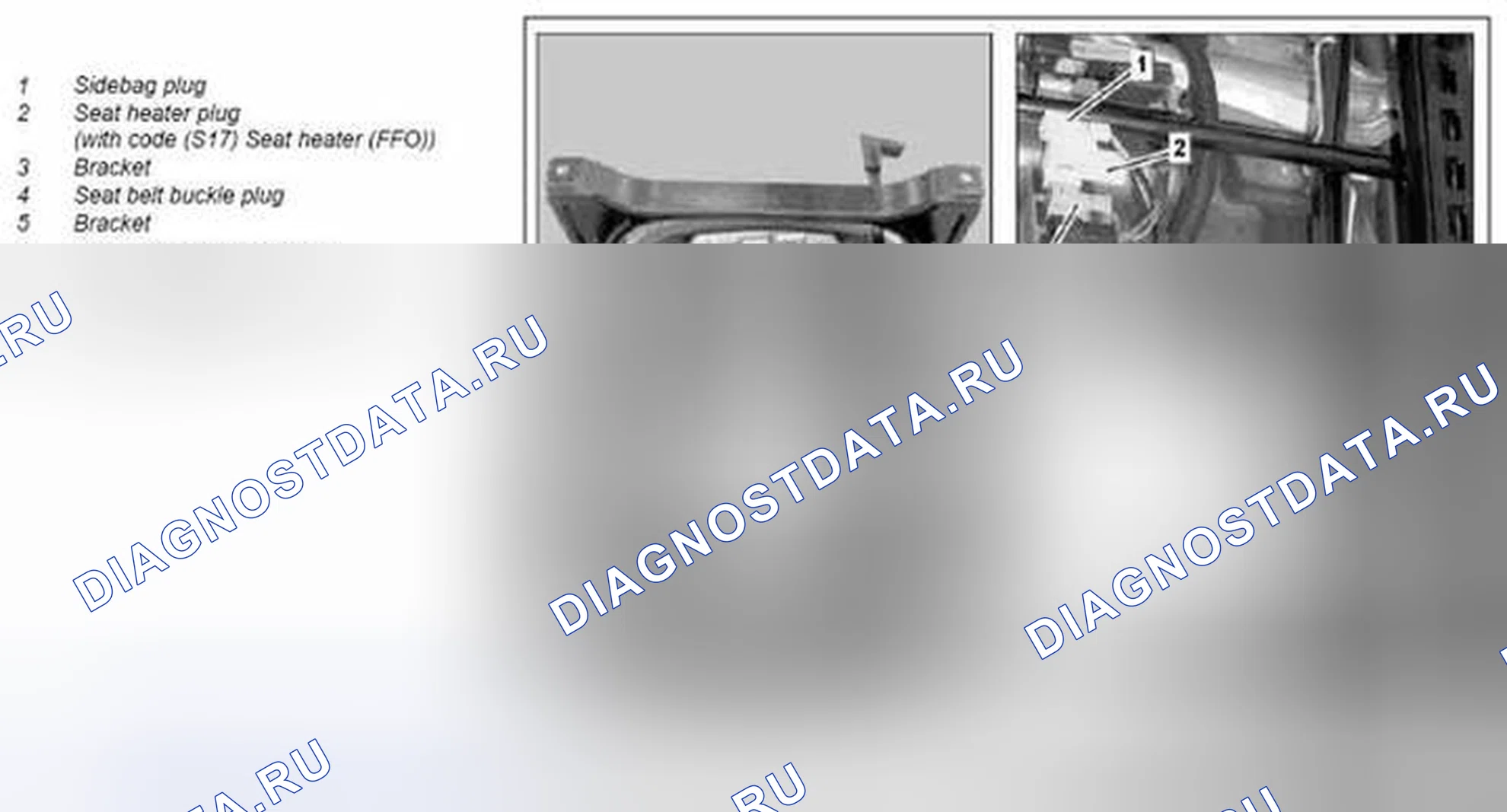 Рис. 53: Снять / установить подогретую подушку на подушку переднего сиденья - AR91.30-P-0005MCV. Kia Soul I