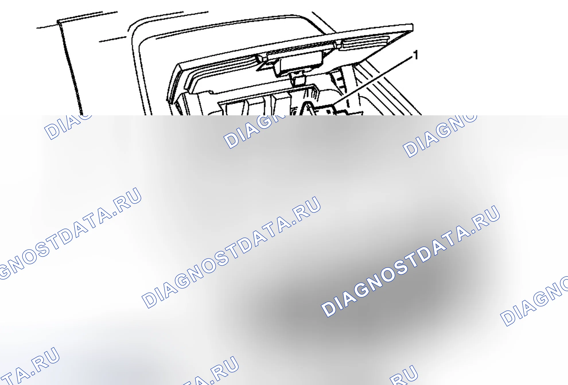 Рис. 38: Замена гнезда USB (Acadia, Enclave). Buick Enclave I