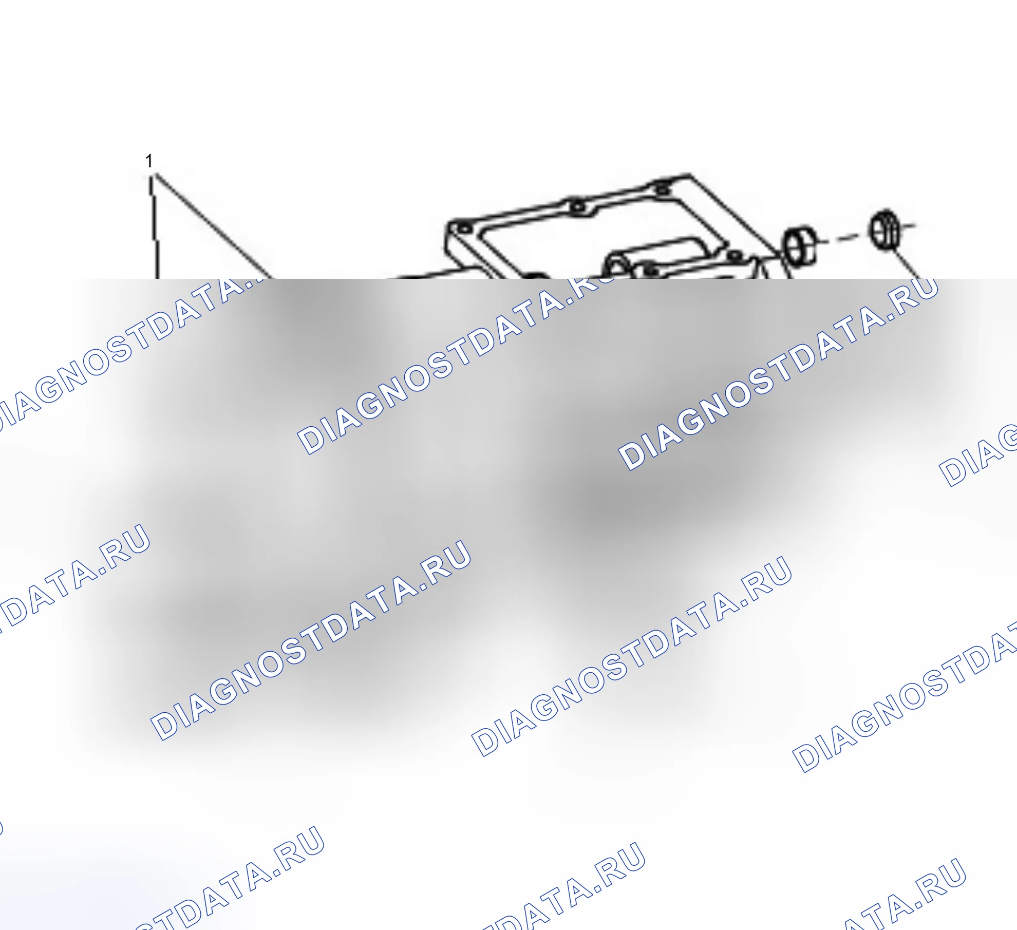 Схема расположения узла трансмиссии — Great Wall Wingle-5-Cng. Great-Wall Wingle 5 CNG I