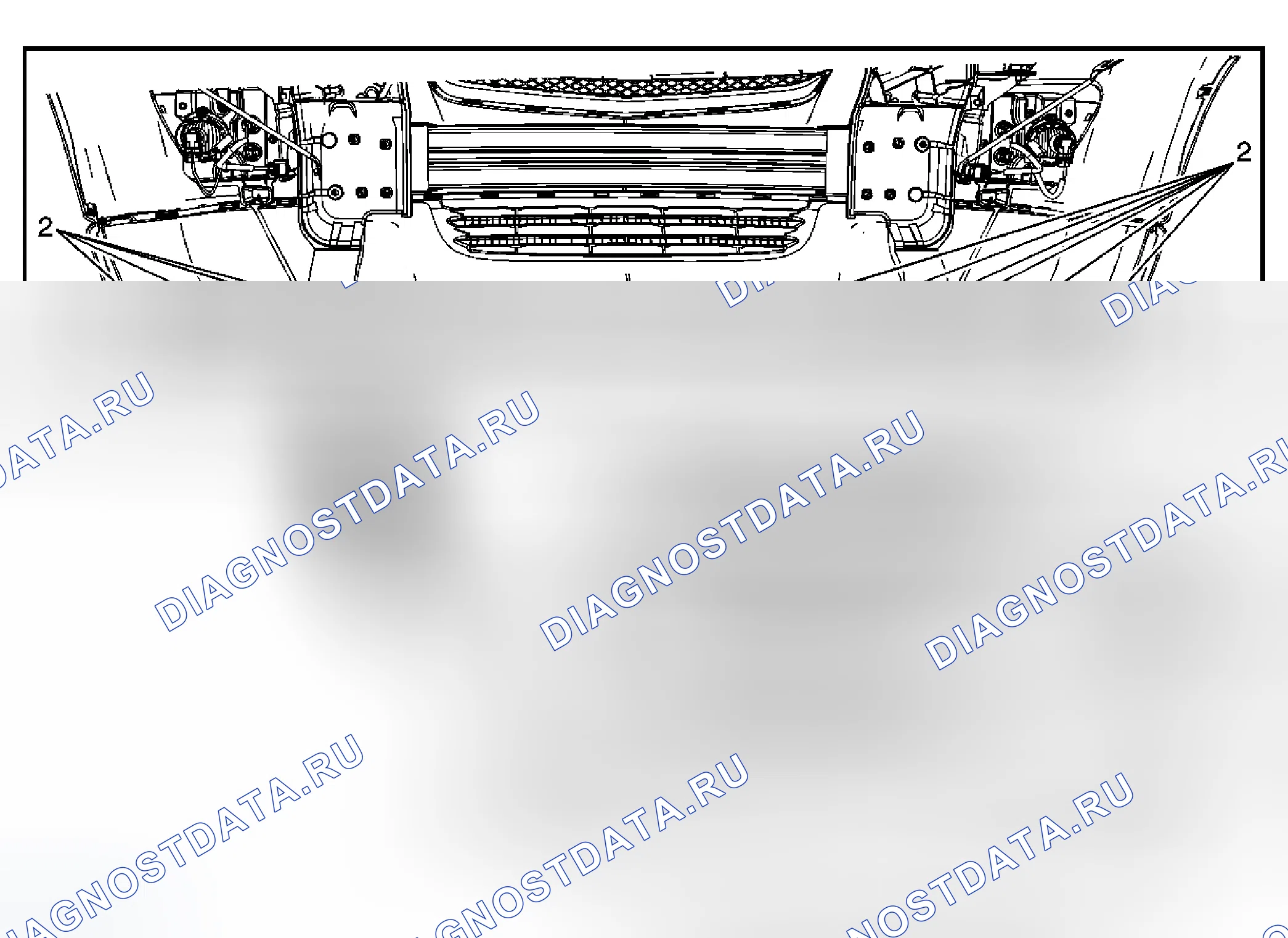 Рис. 60: Замена переднего воздушного дефлектора (OUTLOOK). Chevrolet Traverse I