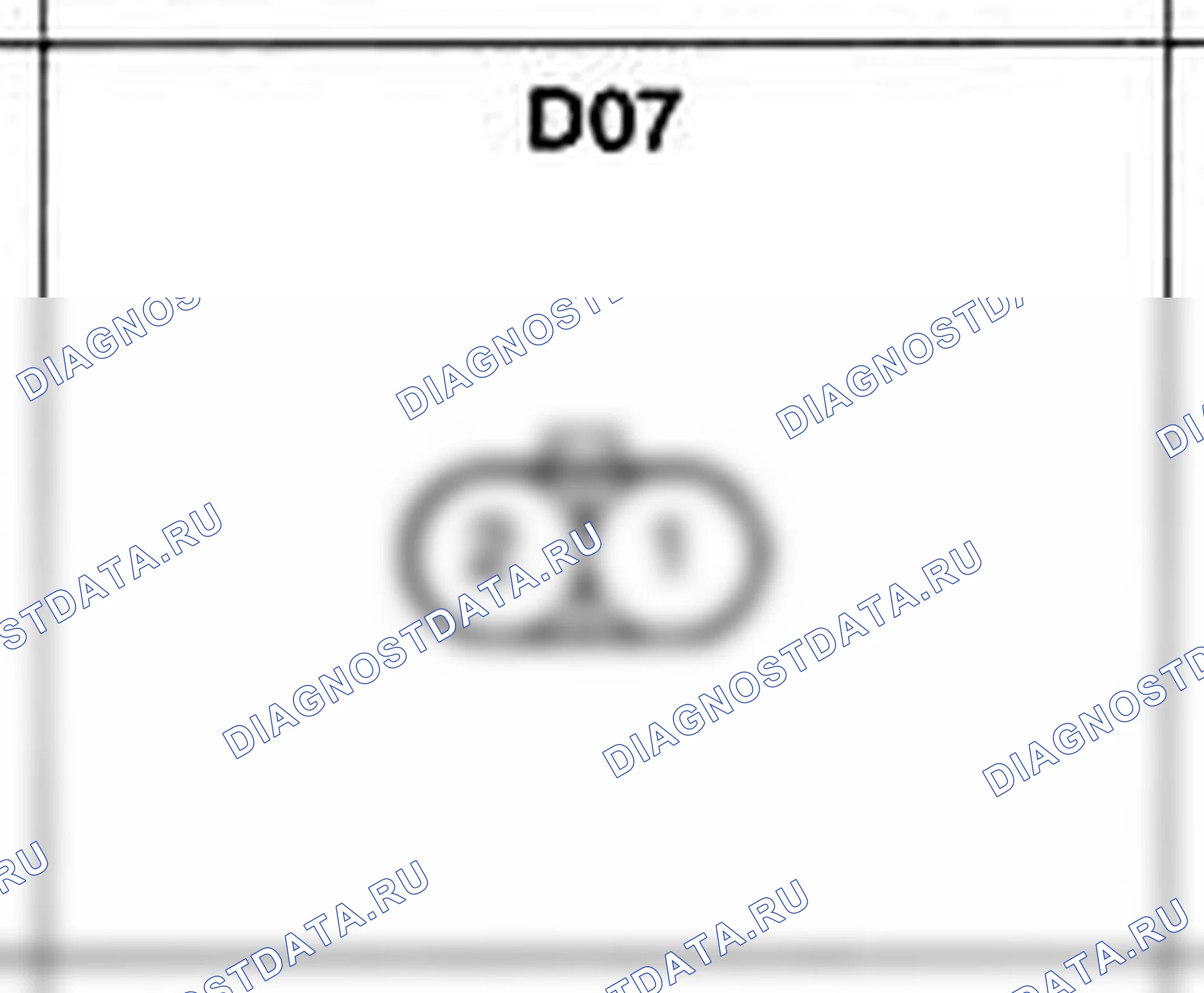 Распиновка разъёма D07 — дверного жгута. Hyundai Atos MX