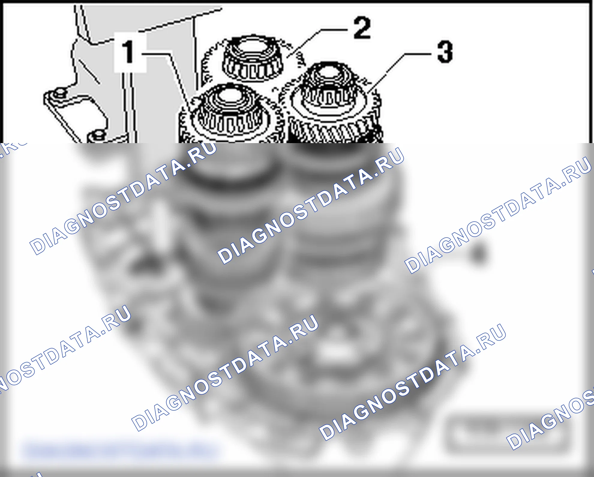 Разборка и сборка коробки передач (6-ступенчатая МКП 02N, полный привод) (№ 4). SEAT Alhambra I