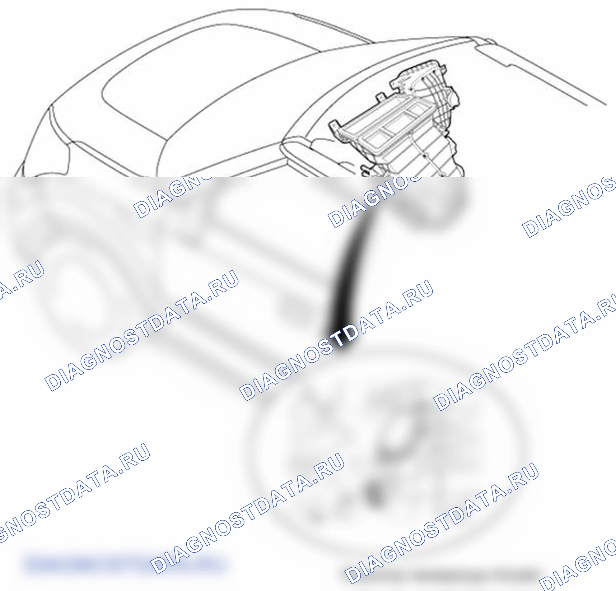 Рис. 12: Расположение компонентов. Kia Soul I