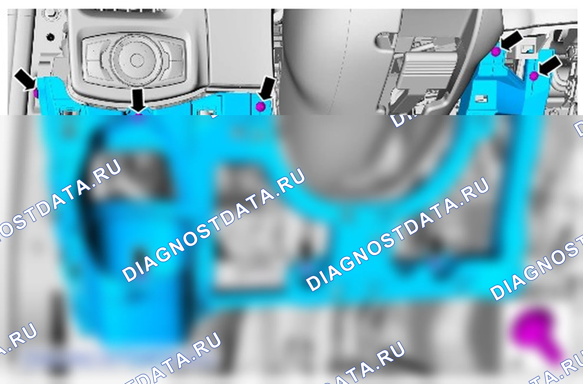 Как снять и установить модуль управления освещением (LCM). Ford Transit Custom I