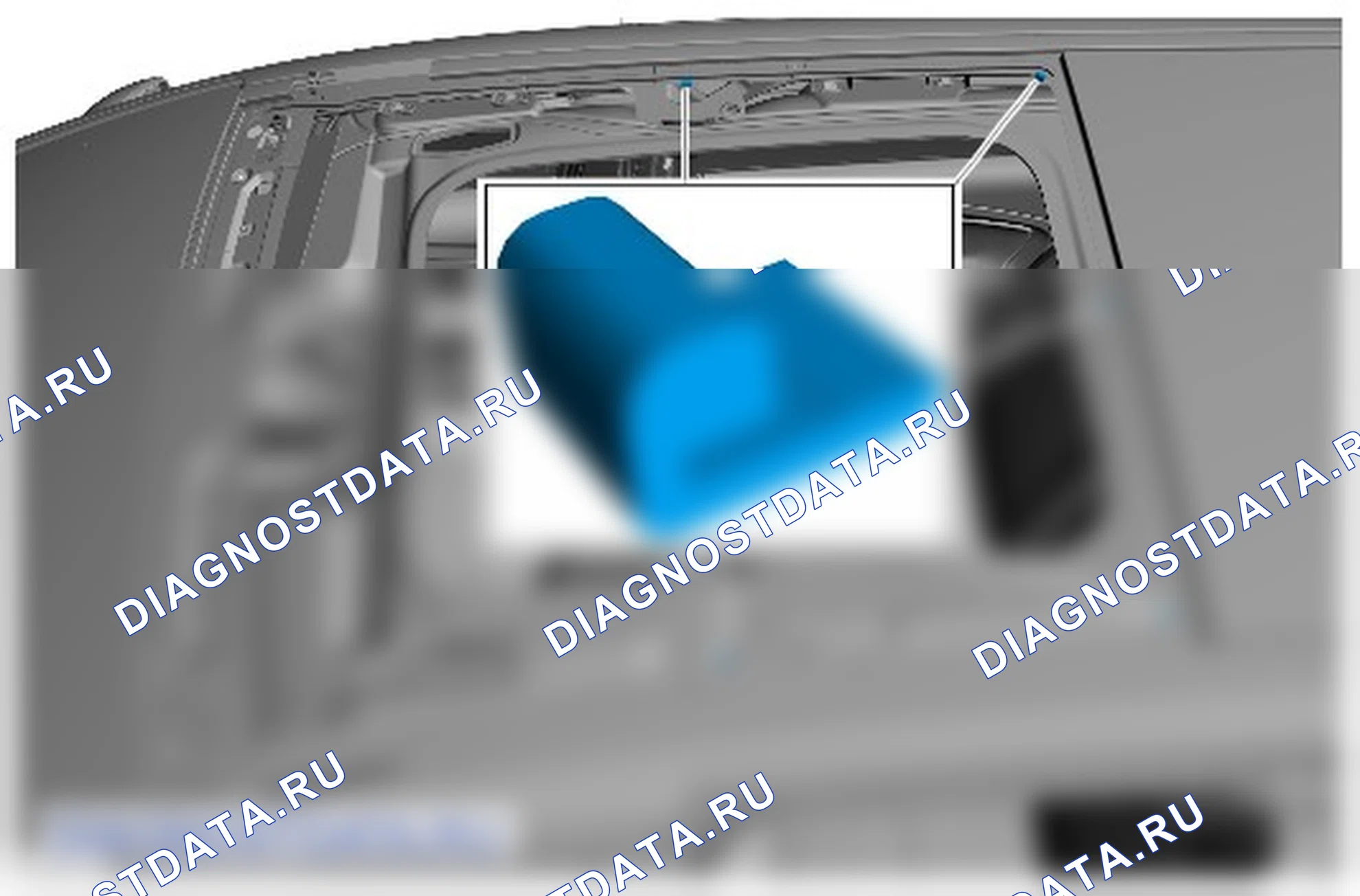 Как снять и установить панорамную панель крыши. Ford Grand C-MAX II