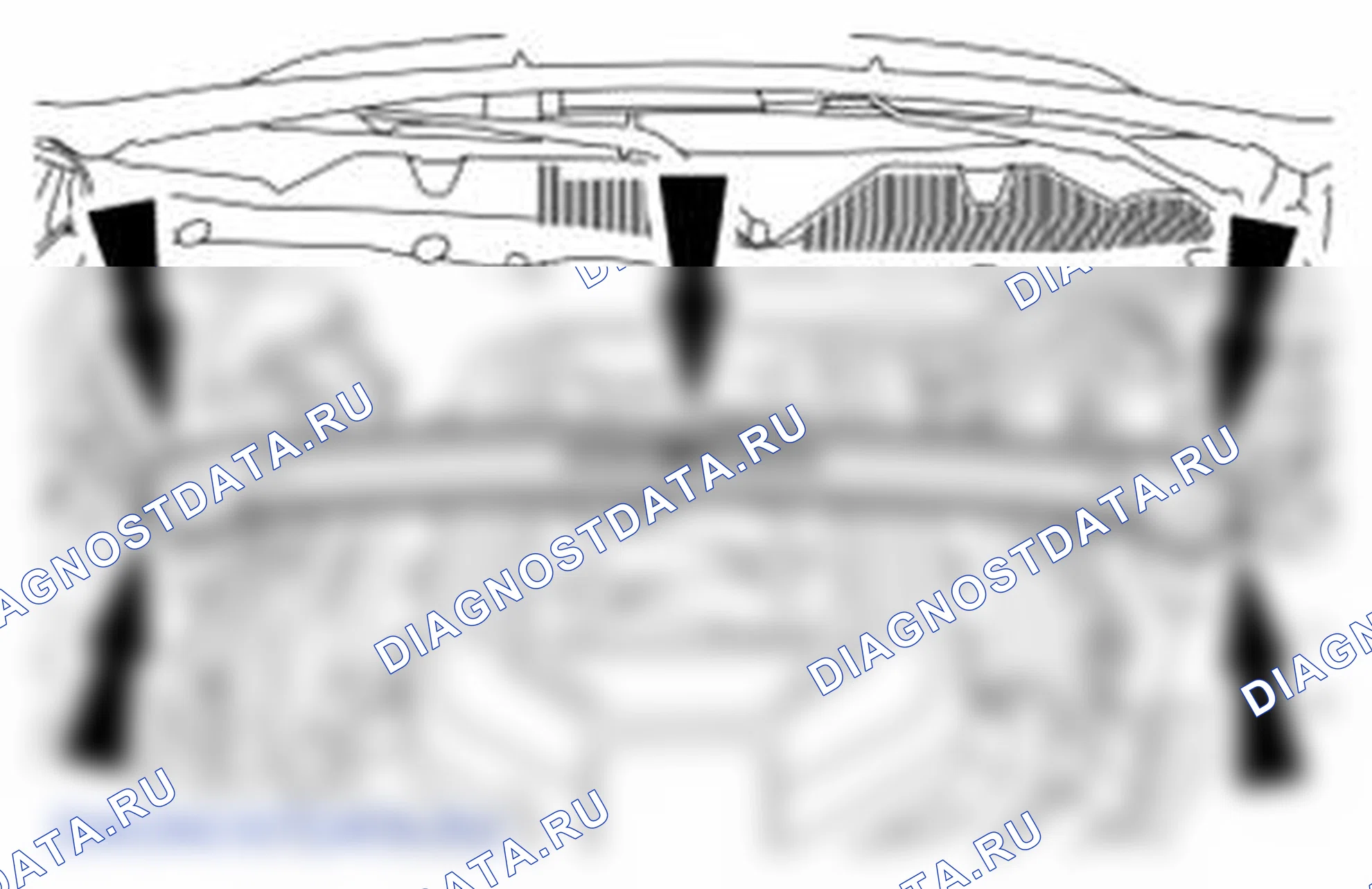 Рис. 815: Удаление. Ford Mustang V рестайлинг