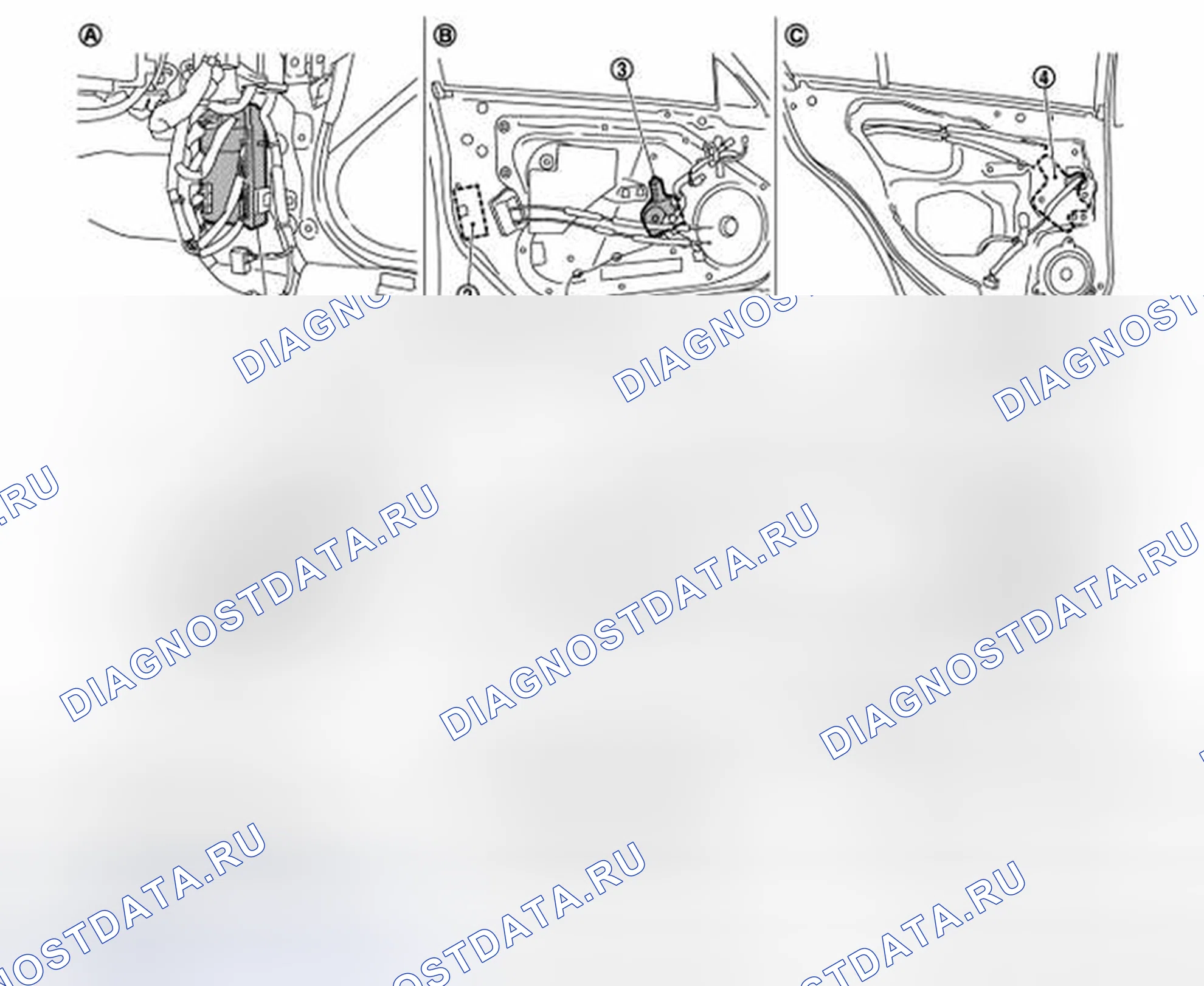 Рис. 26: Расположение компонентов. Infiniti G35 IV