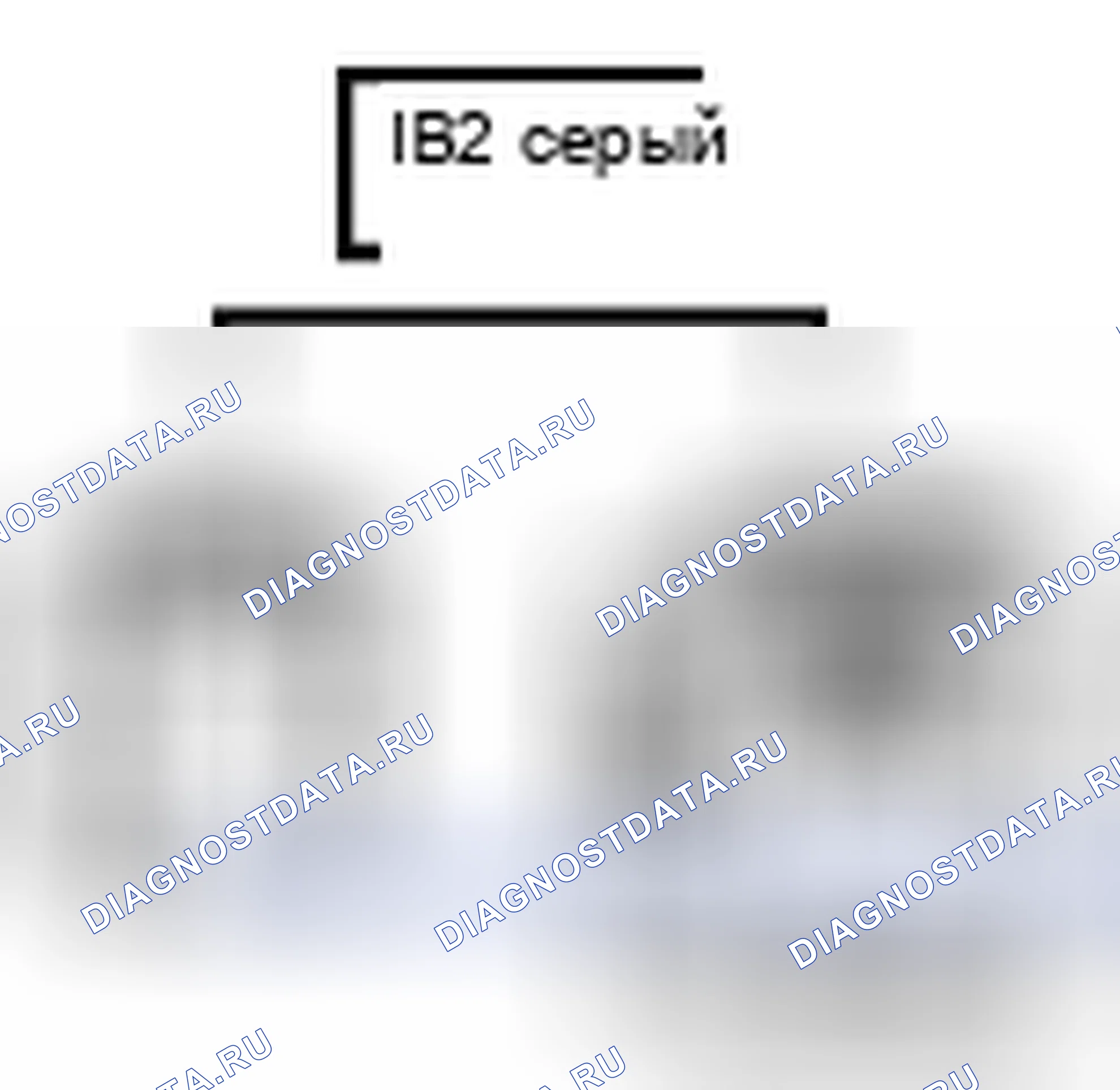Рис. 660: Вид с торца линейного соединителя (IB2). Lexus SC II рестайлинг