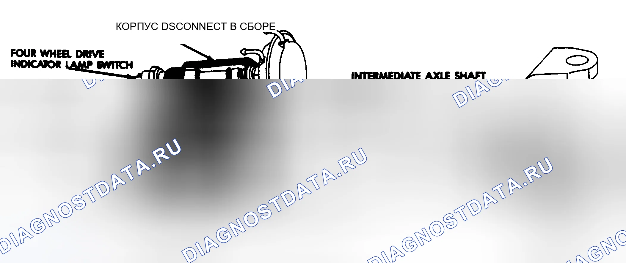 Рис. 1: ОПИСАНИЕ отключаемых ступицы. Dodge Pickup R3500 AD pre