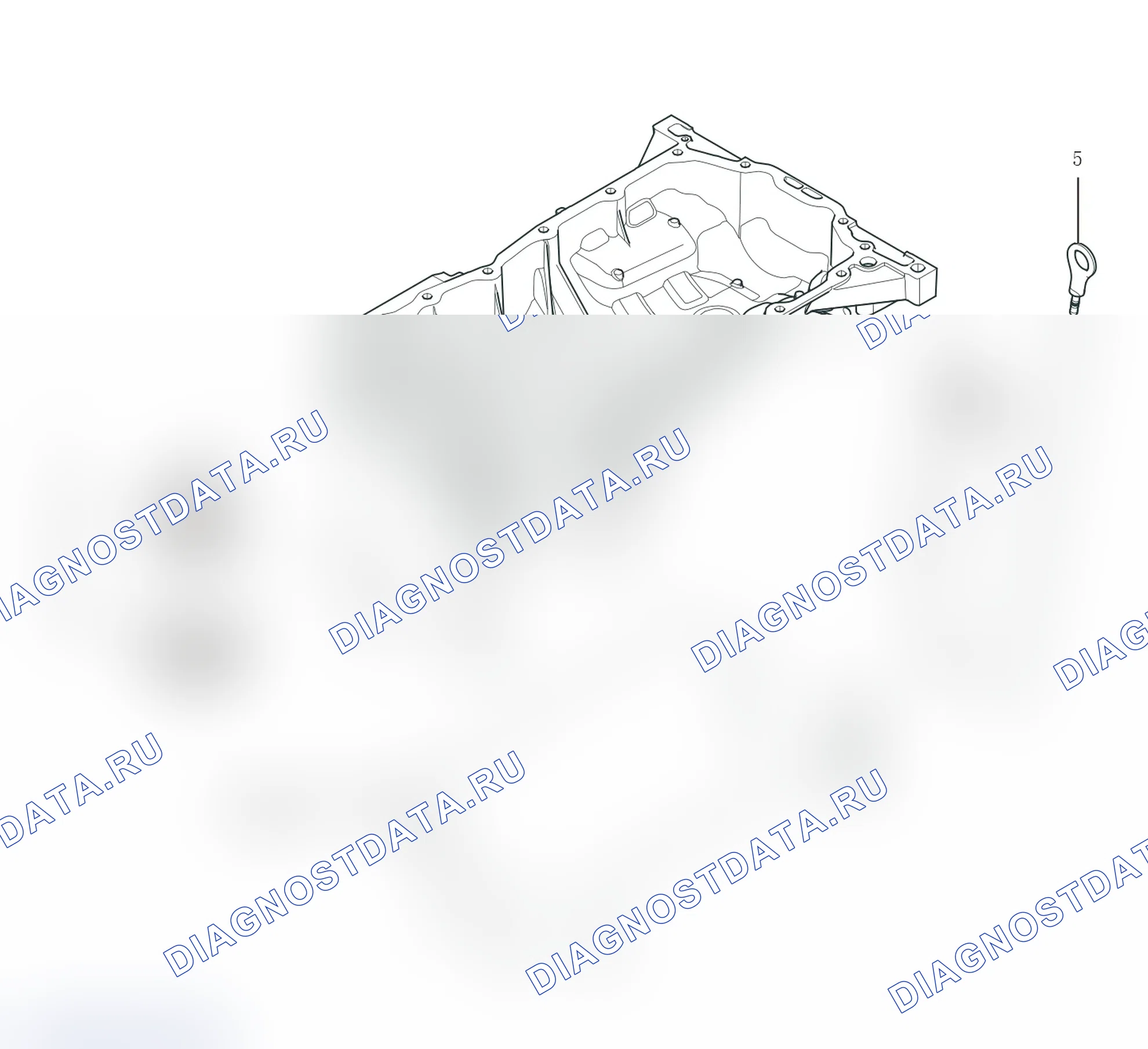 Схема расположения картера — Great Wall Pao. Great-Wall Pao I