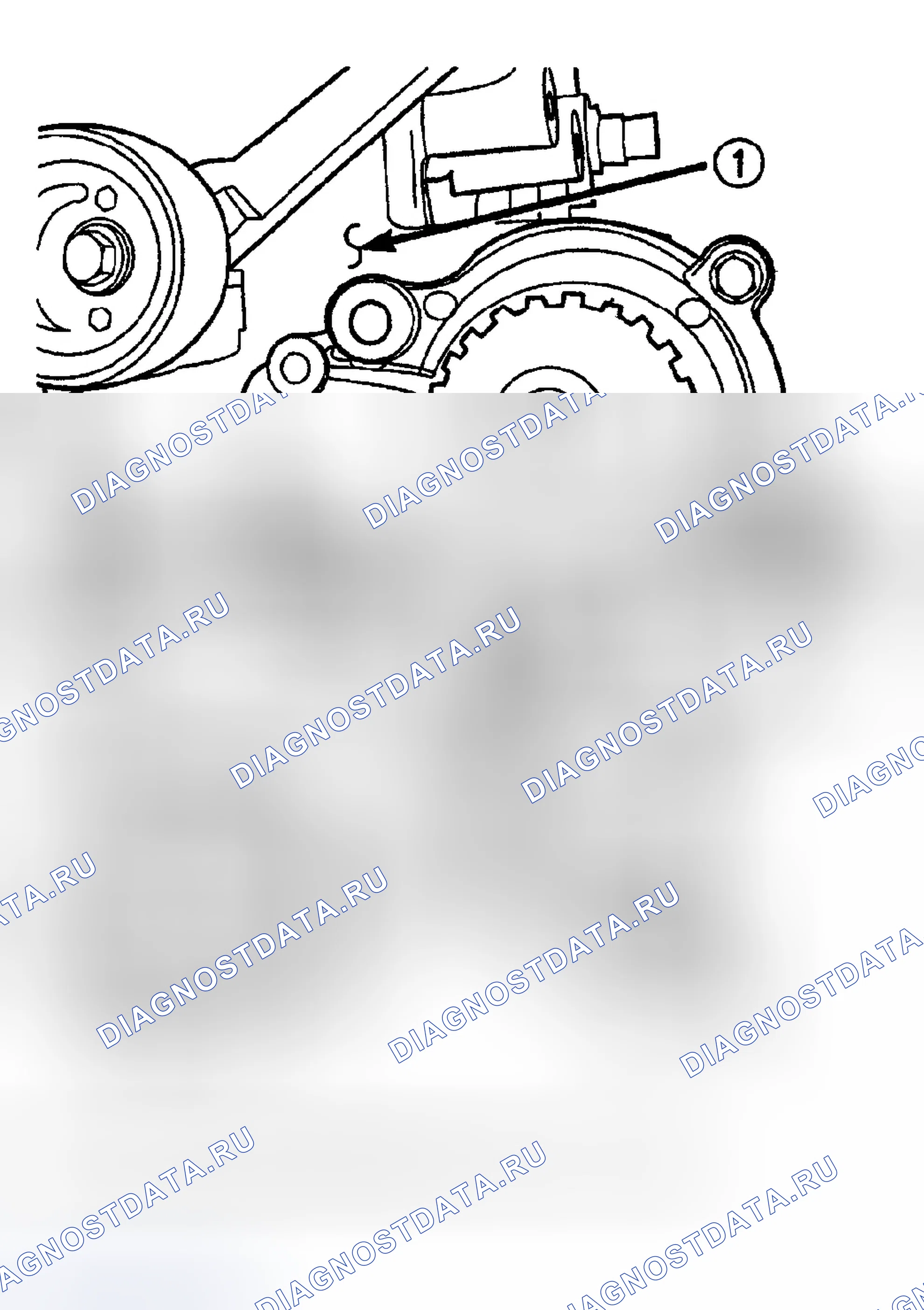 Рис. 46: УДАЛЕНИЕ - 2.4L. Jeep Liberty I