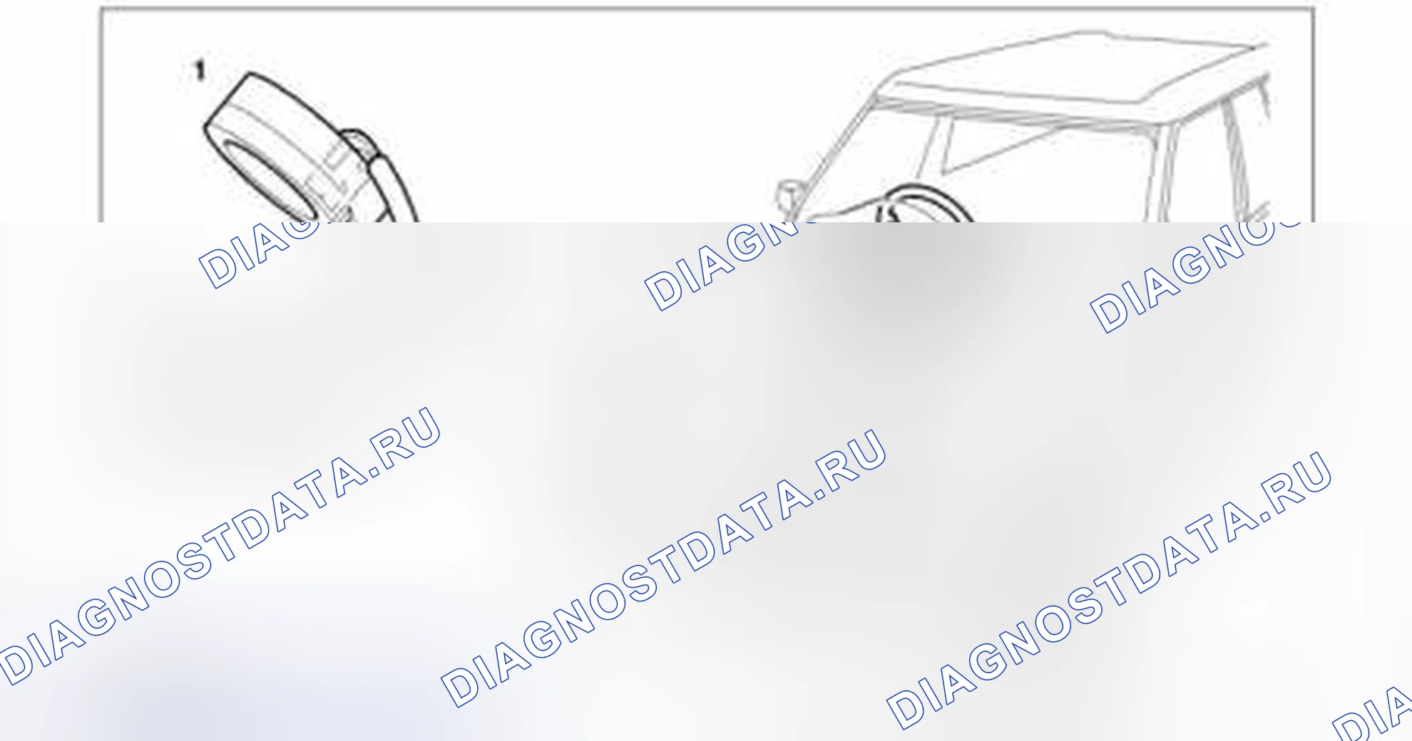 Рис. 13: Датчик угла поворота рулевого колеса. Land Rover Range Rover L322