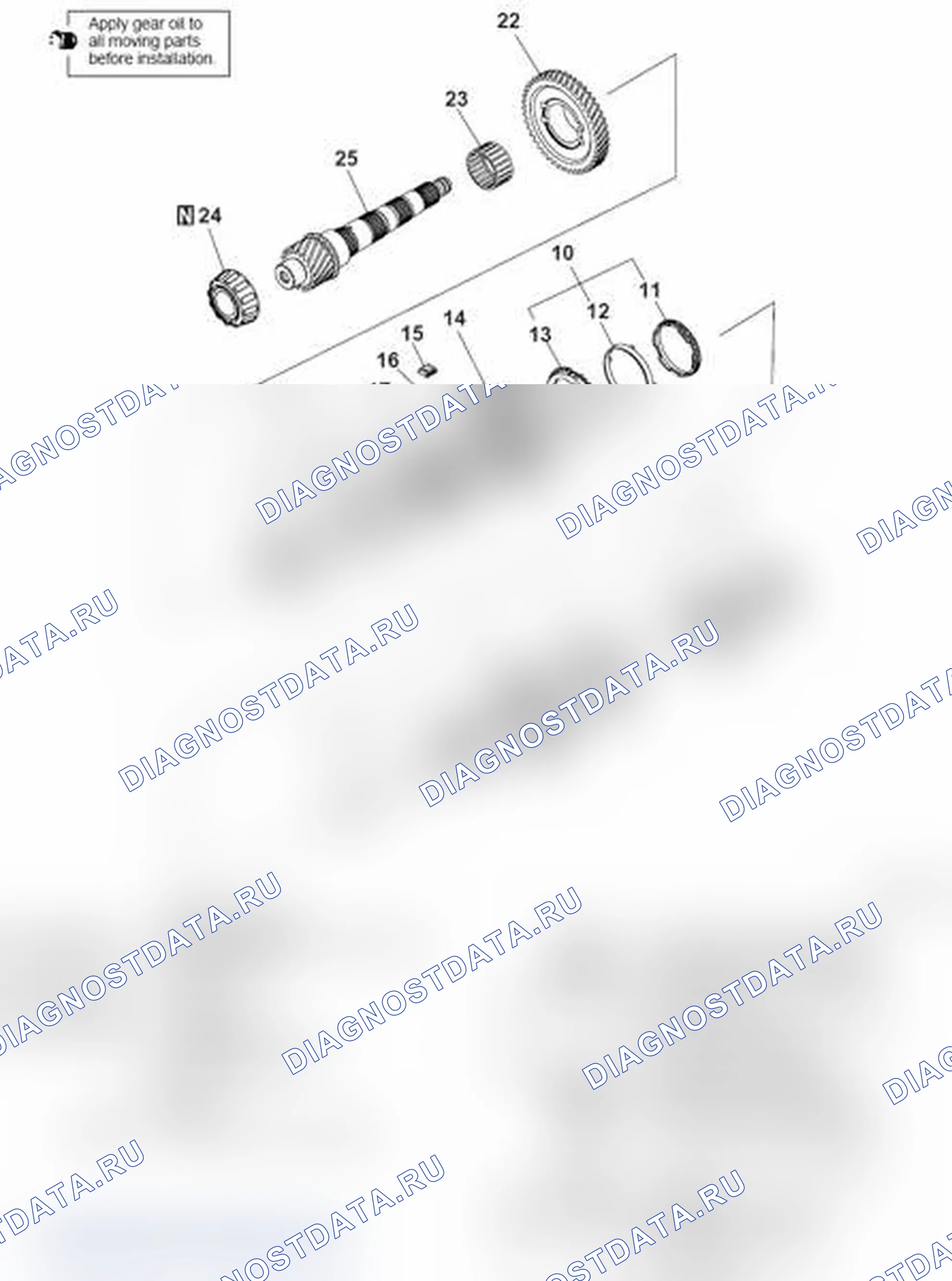 Рис. 61: РАЗБОРКА И СБОРКА. Mitsubishi Lancer Ralliart X рестайлинг