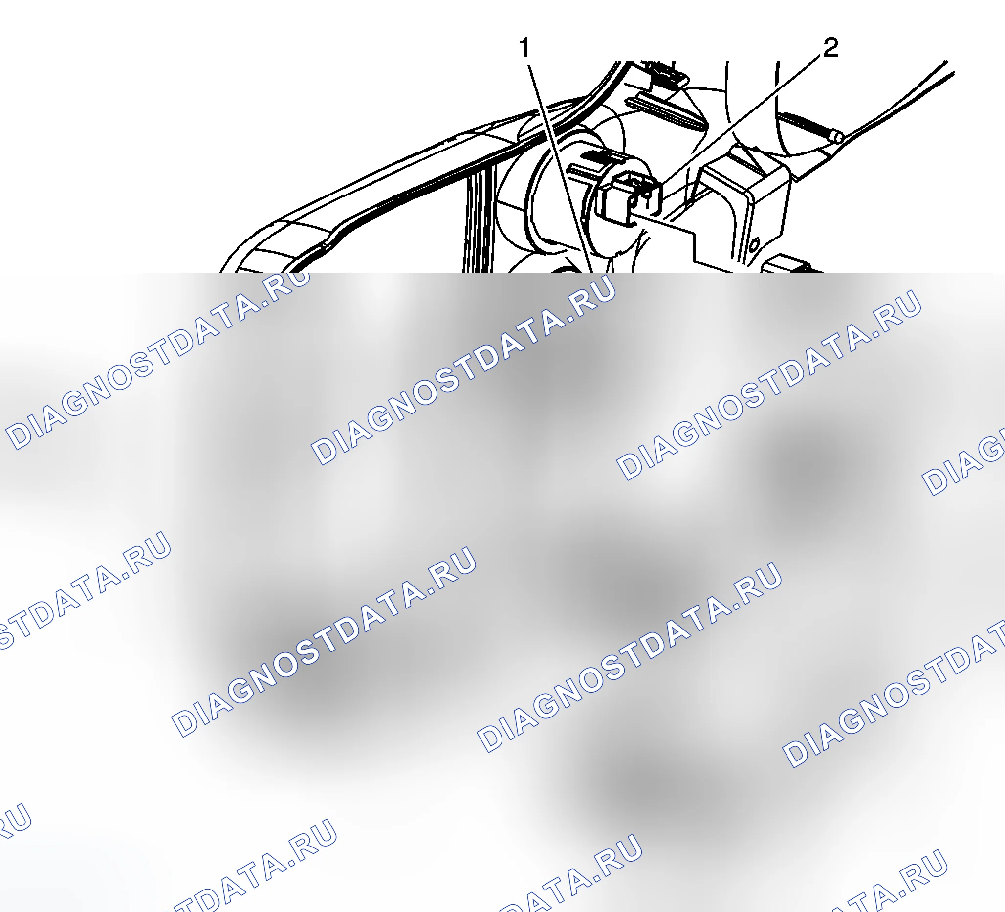Рис. 2: Виды компонентов электрической розетки. Chevrolet TrailBlazer I рестайлинг