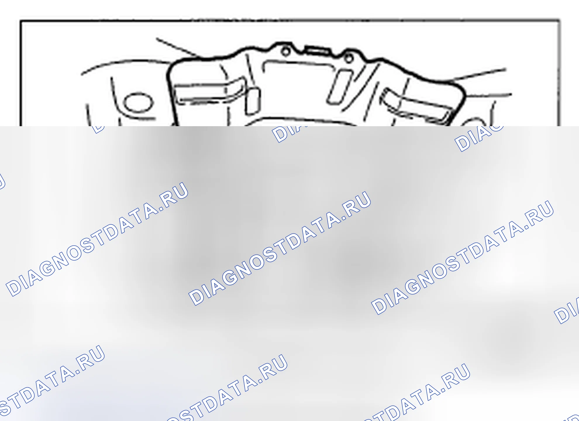 Рис. 18: ДЕМОНТАЖ. Subaru Tribeca WX рестайлинг