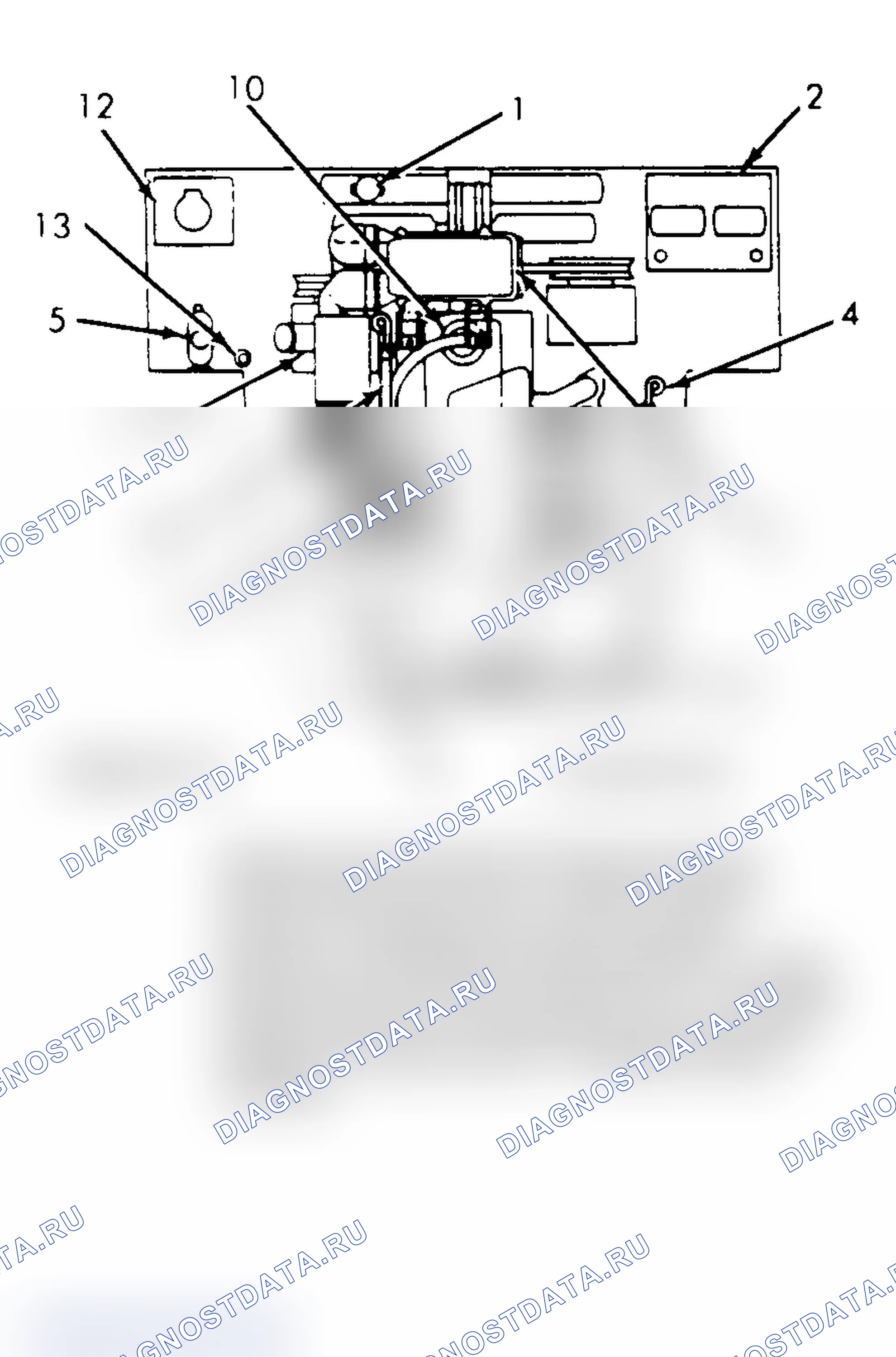 Рис. 4: РАСПОЛОЖЕНИЕ ТОЧЕК ОБСЛУЖИВАНИЯ. Ford Club Wagon E150 