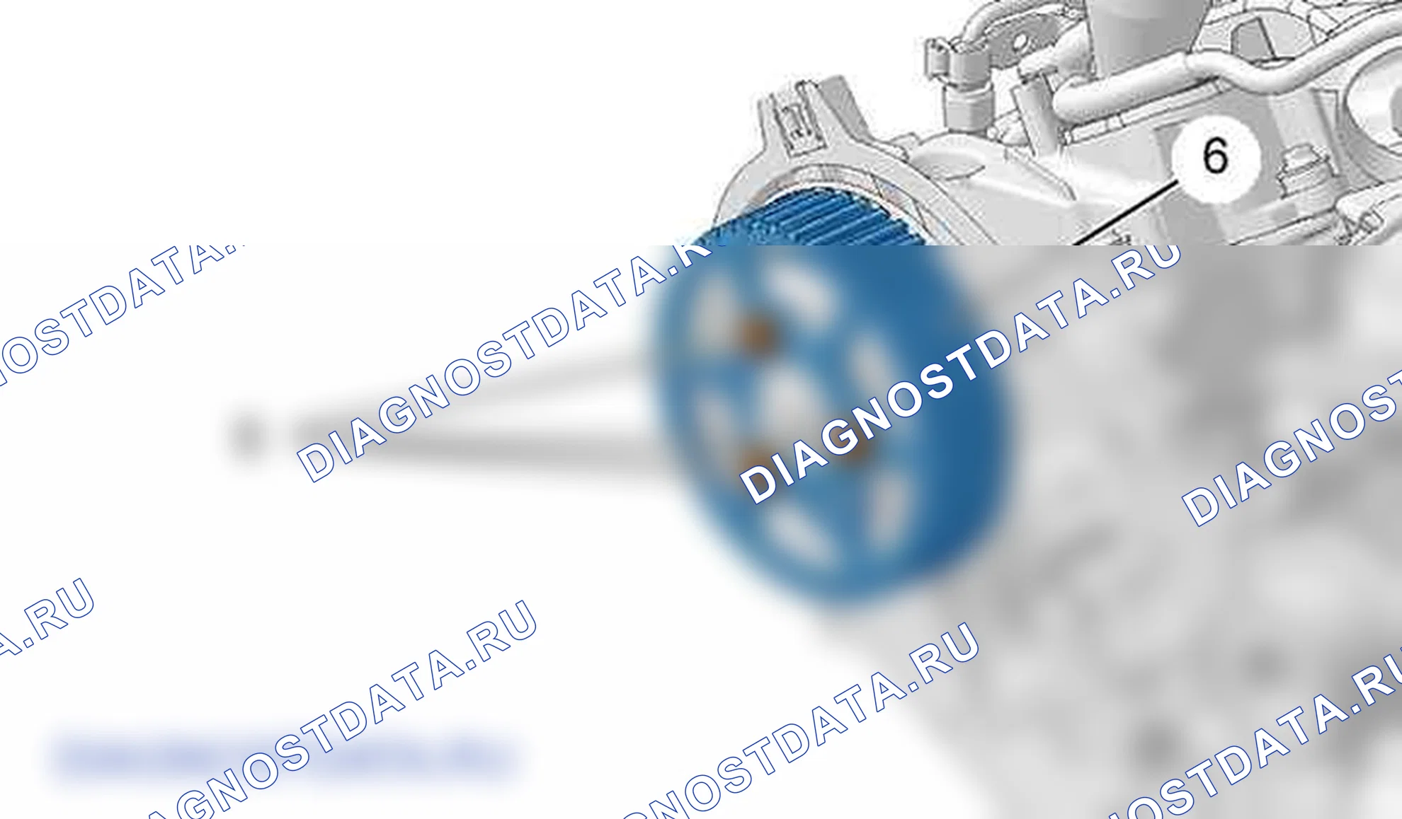 Снятие - Установка: сальники двигателя — b1bm08wd. Citroen C6 I
