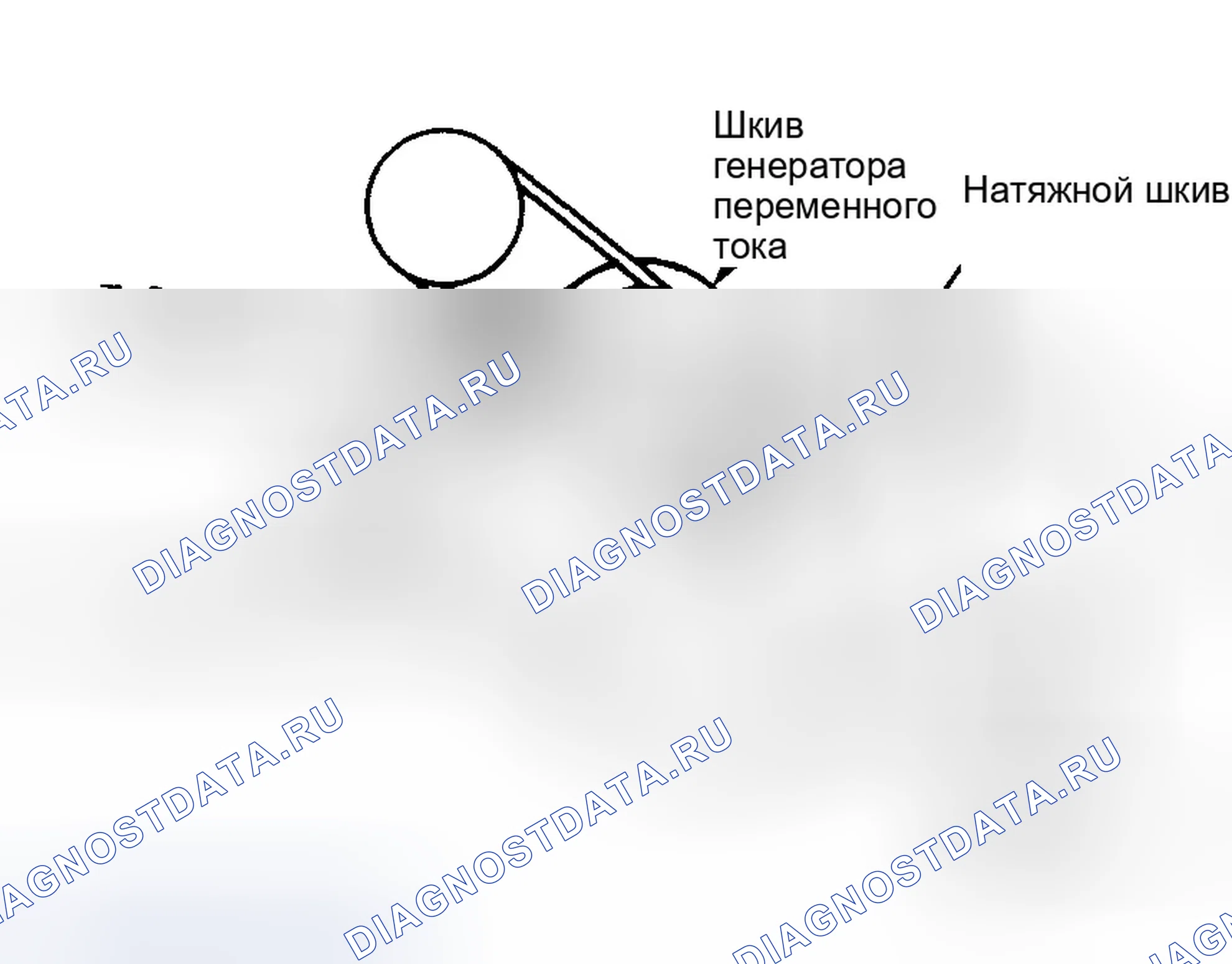 Рис. 2: ПРОКЛАДКА ПРИВОДНОГО РЕМНЯ (модели 2.0L). Hyundai Sonata III