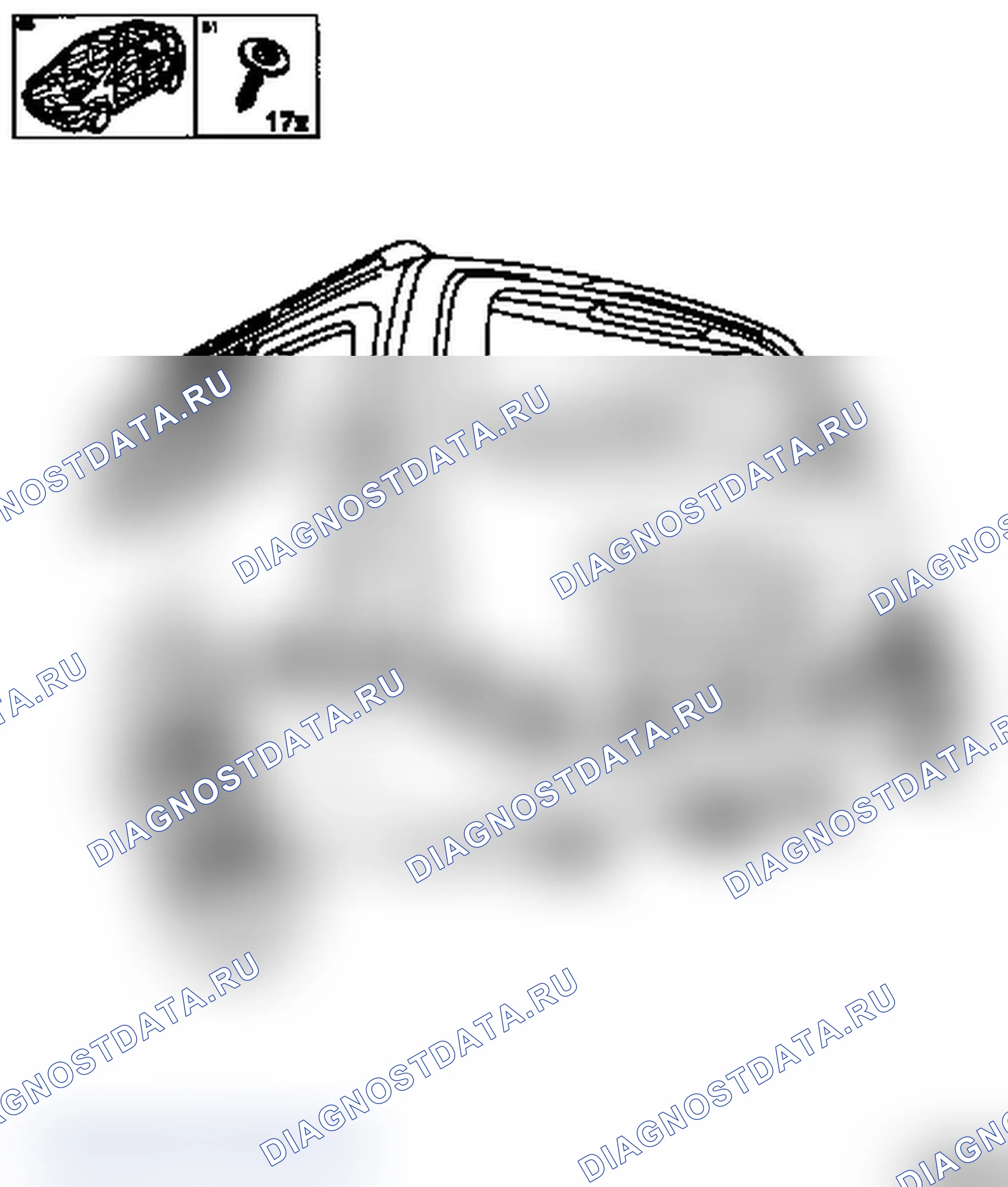 Демонтаж и монтаж задней обшивки (модели F35, F70). Opel Astra G
