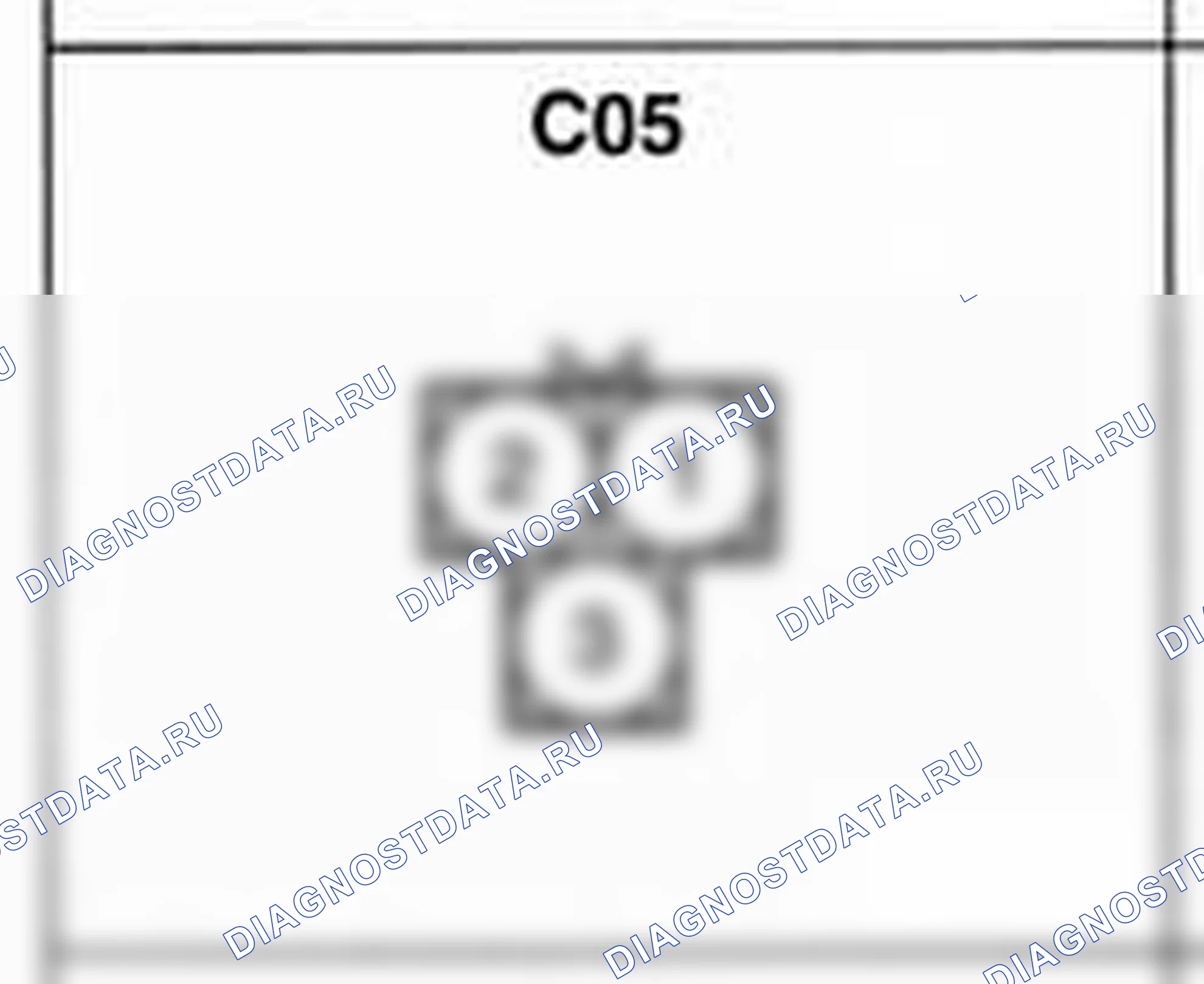 Распиновка разъёма C05 — жгута управления. Hyundai H-1 A1