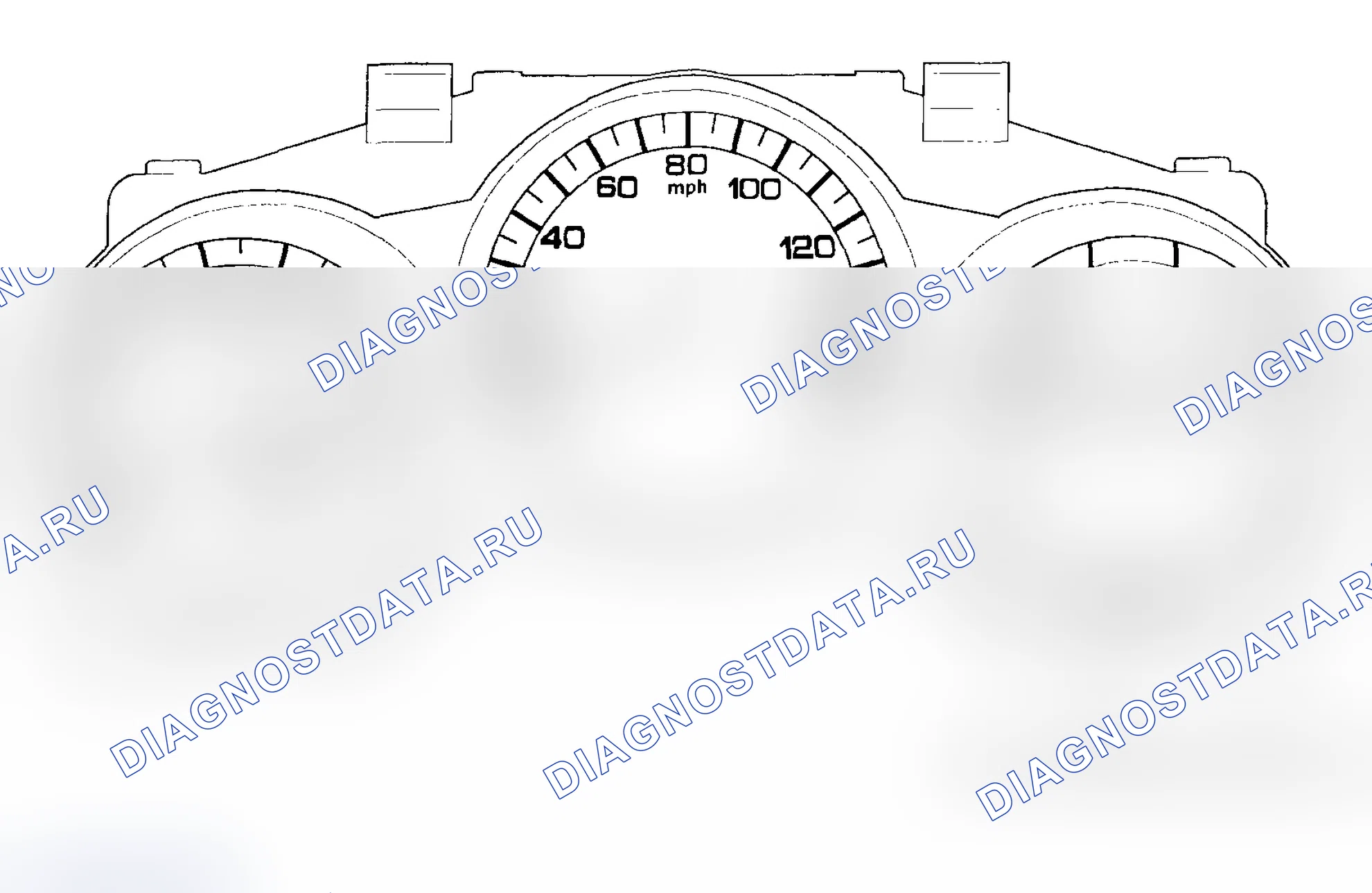 Рис. 4: Многоинформационный дисплей. Acura TL III