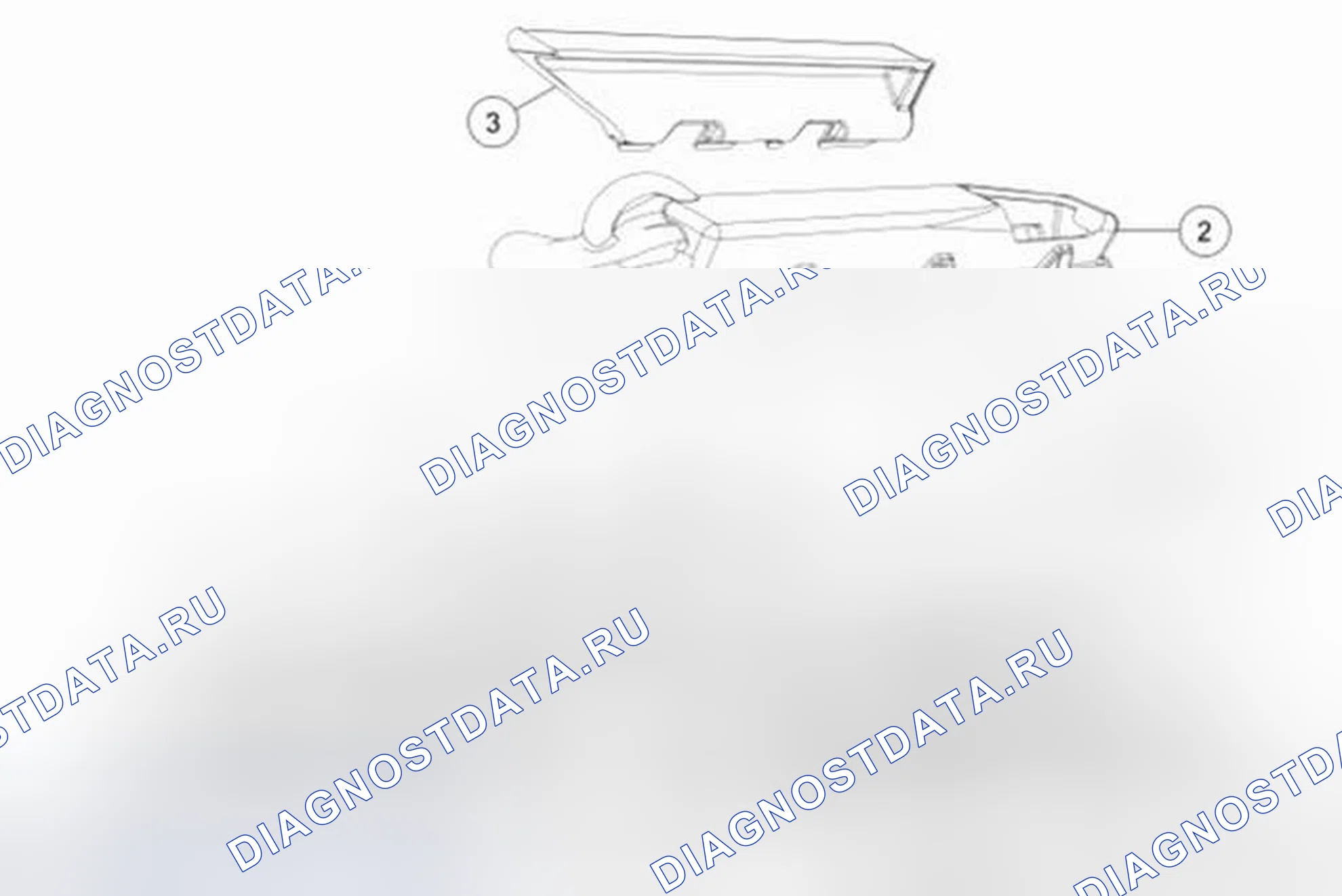 Рис. 92: Нижний впускной впускной коллектор (вид 1 из 3). Ford Mustang V рестайлинг 2