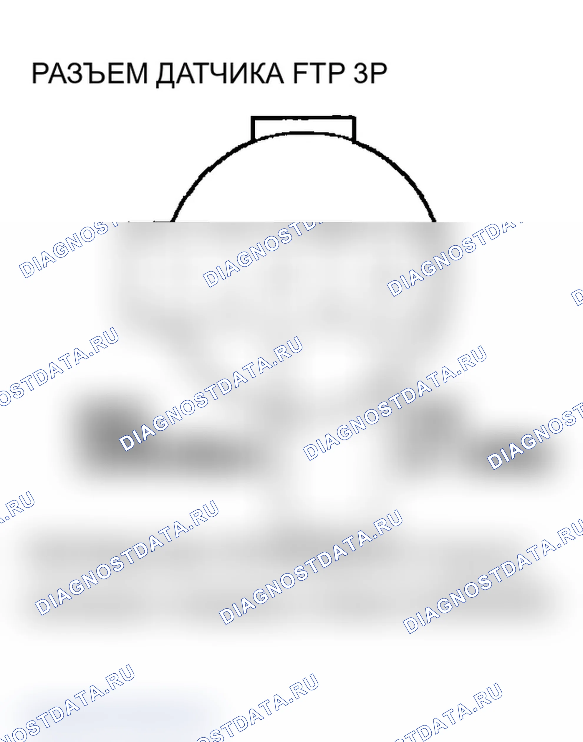 Рис. 140: P0453 расшифровка кода ошибки: высокое напряжение цепи датчика FTP. Acura MDX I