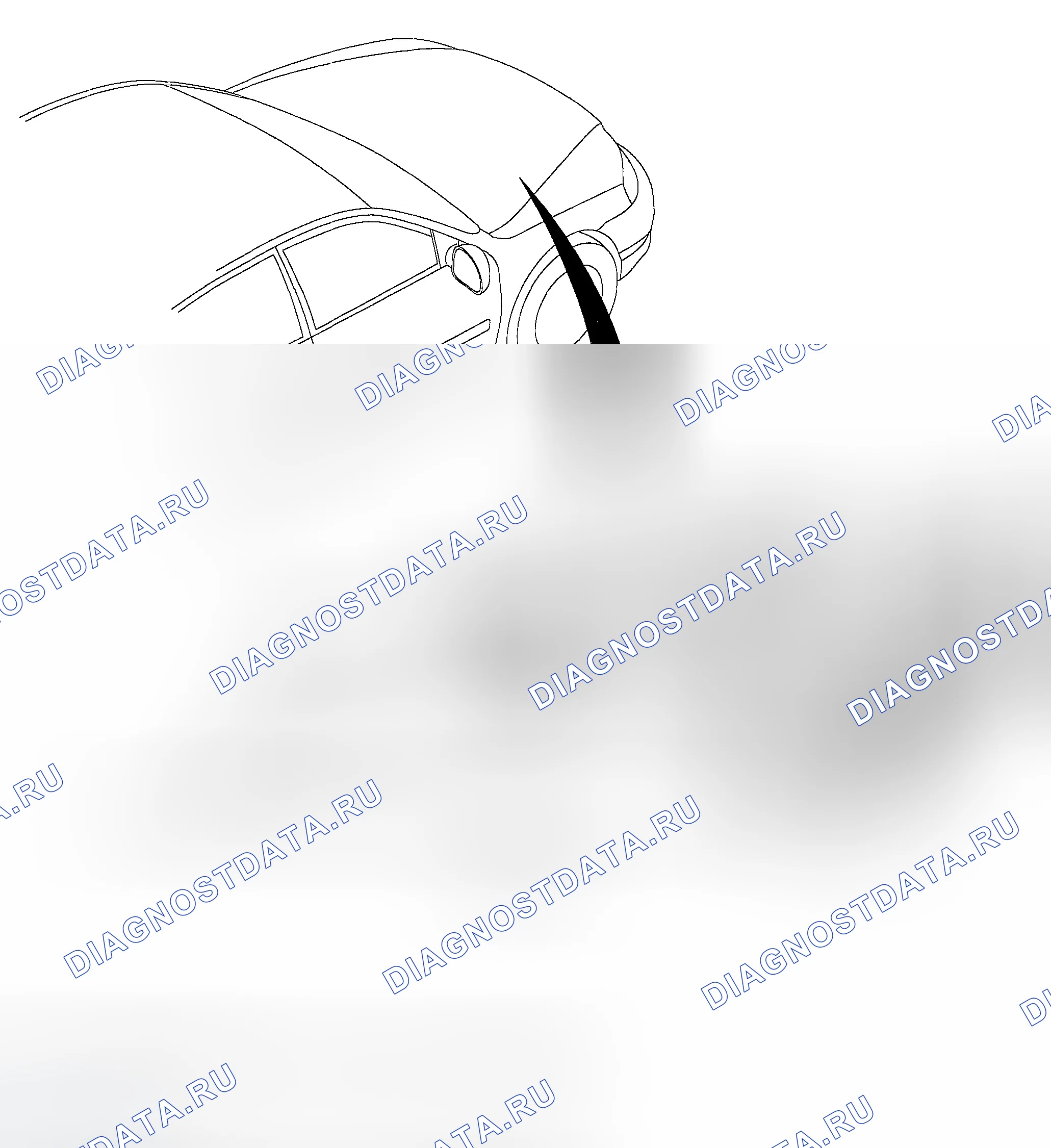 Рис. 3: РАСПОЛОЖЕНИЕ КОМПОНЕНТОВ. Hyundai Tiburon II