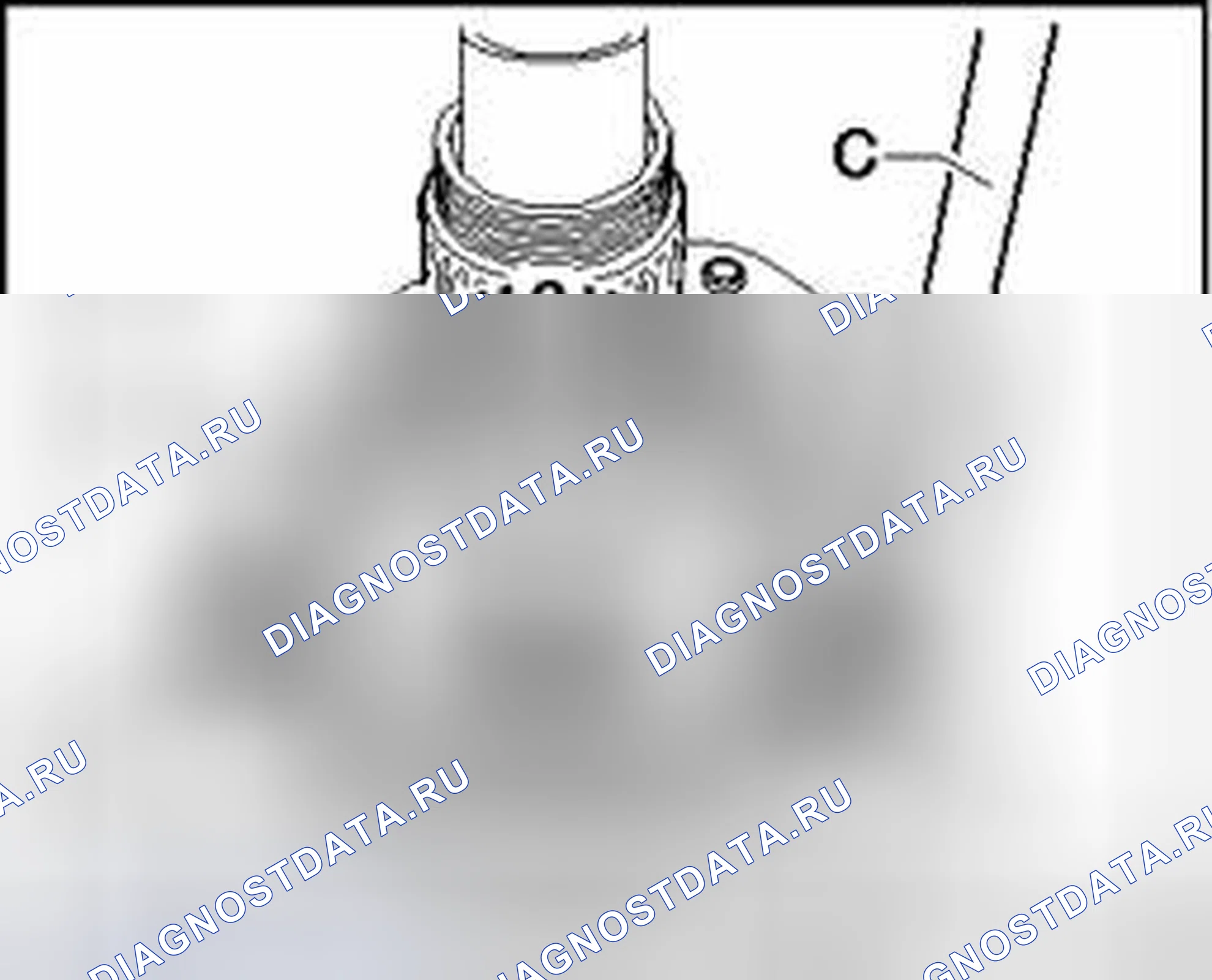 Рис. 557: Сборка стопорного хомута/ступицы синхронизатора для 1-й и 2-й передач. Audi S4 B6