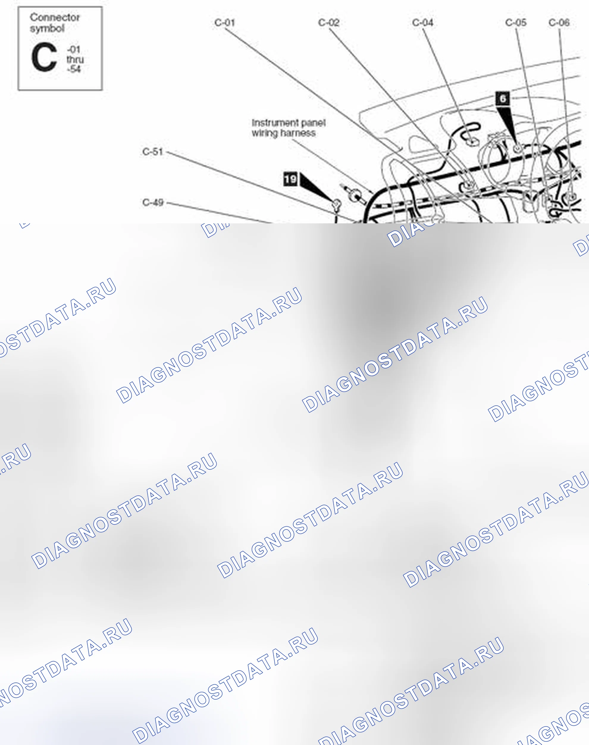 Рис. 99: ПАНЕЛЬ DASH. Mazda MX-5 NB