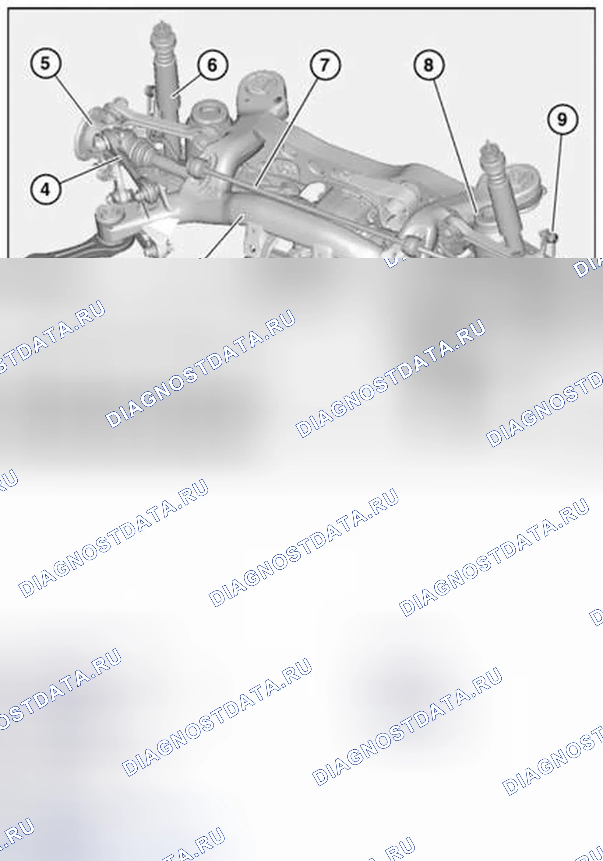 Рис. 430: 33... Компоновка заднего моста. BMW M3 E90