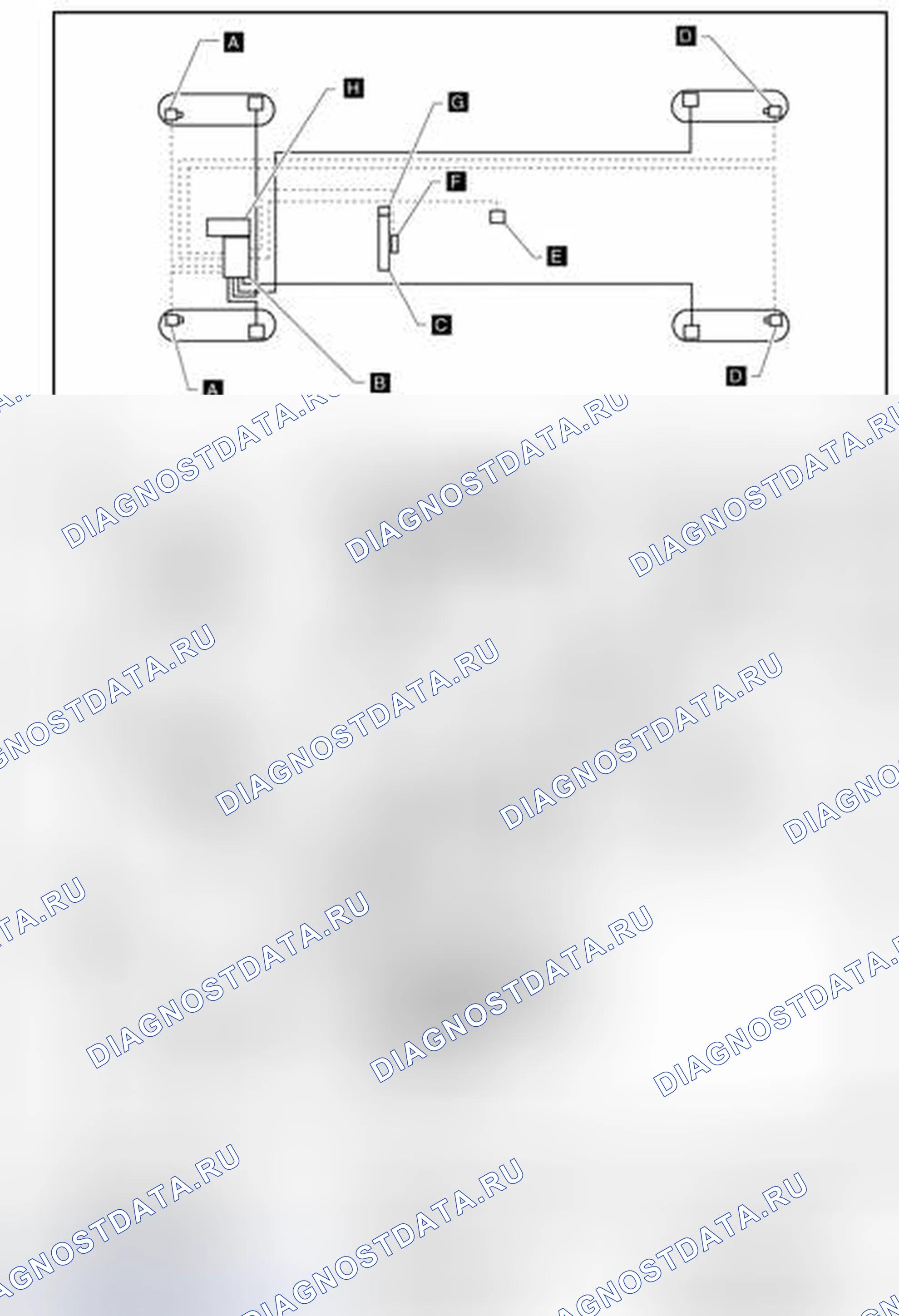 Рис. 4: Расположение компонентов. Honda Today I