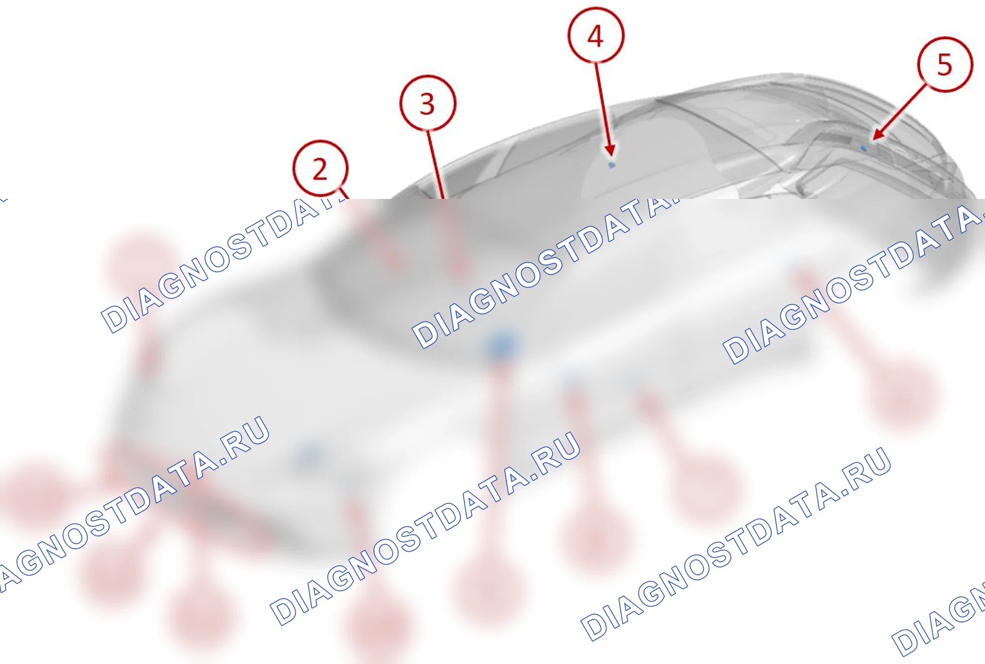 Обзор датчиков подушек безопасности. Porsche Taycan J1