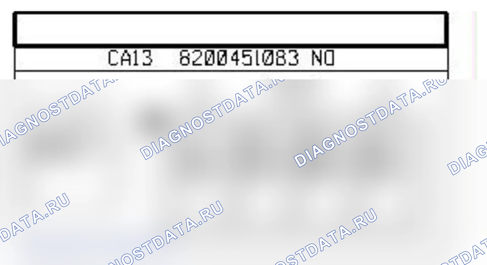 Распиновка разъёма R243 — Раз. элпров. прав. задн. двери/лев. задн. элпров.. Renault Clio II