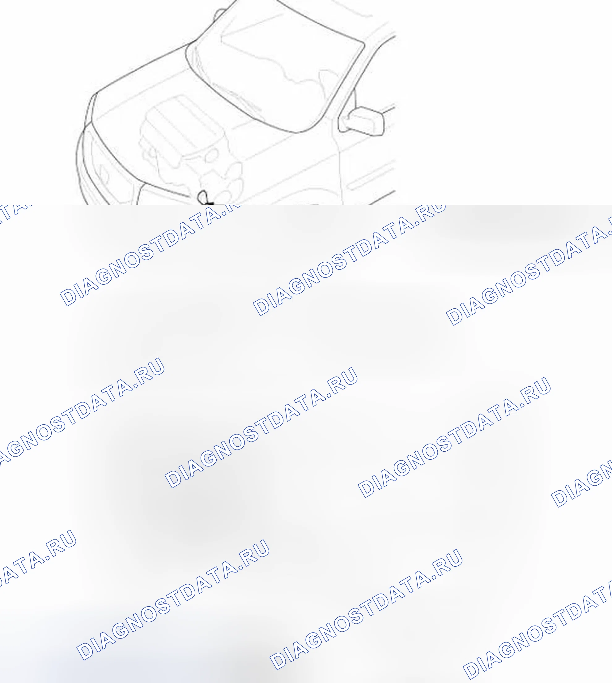 Рис. 1: Указатель расположения компонентов. Honda Pilot II