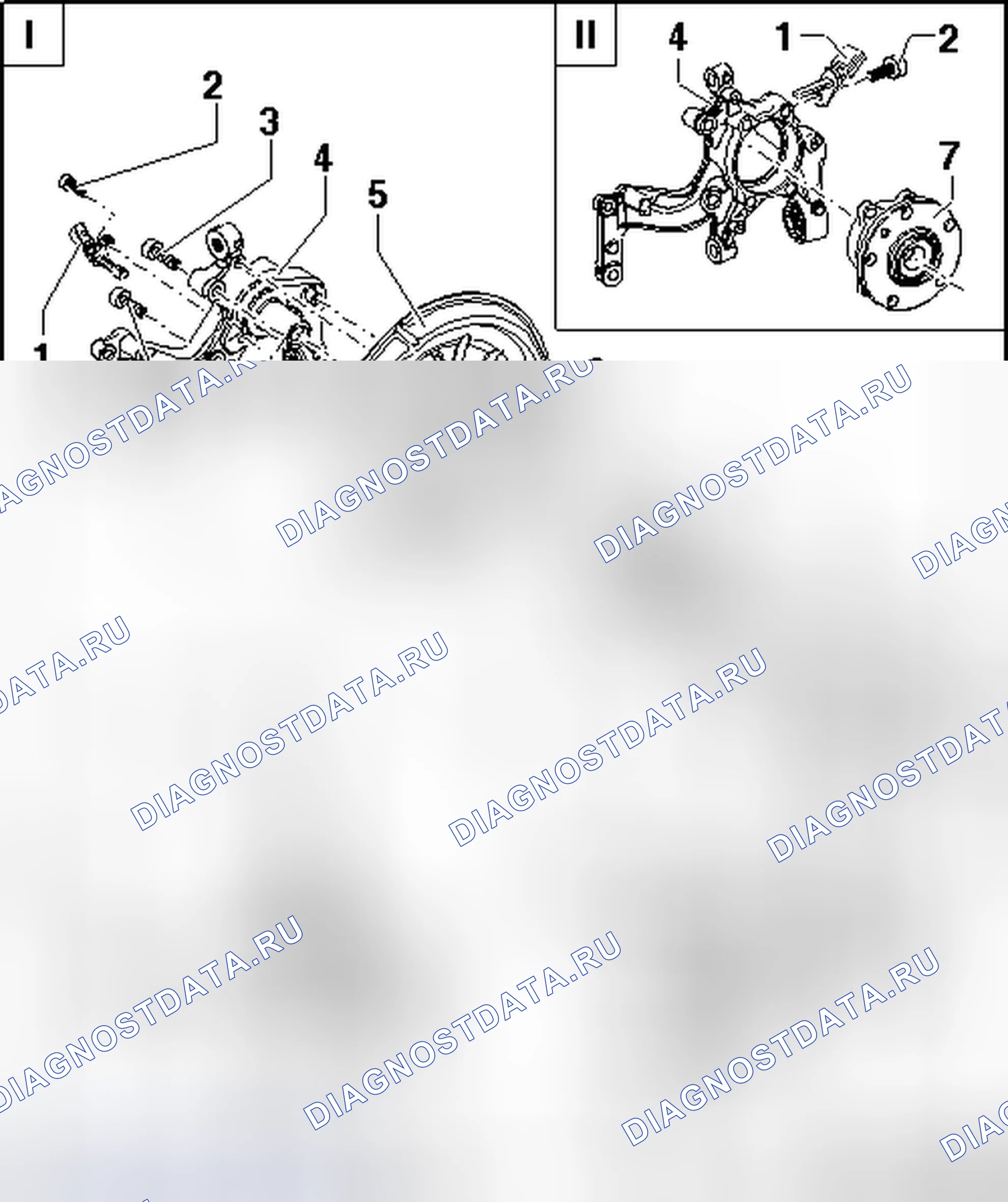Рис. 65: CII 41 ЗАДНИЕ ТОРМОЗА, ОБСЛУЖИВАНИЕ. Volkswagen Eos I