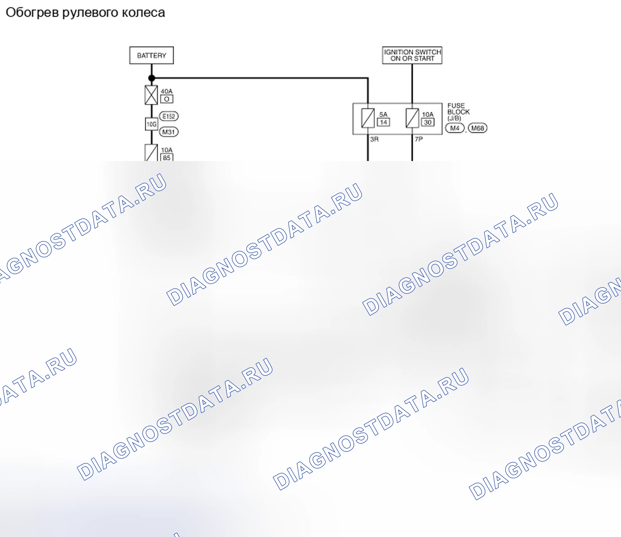 Рис. 85: электросхема. Nissan Pathfinder IV рестайлинг