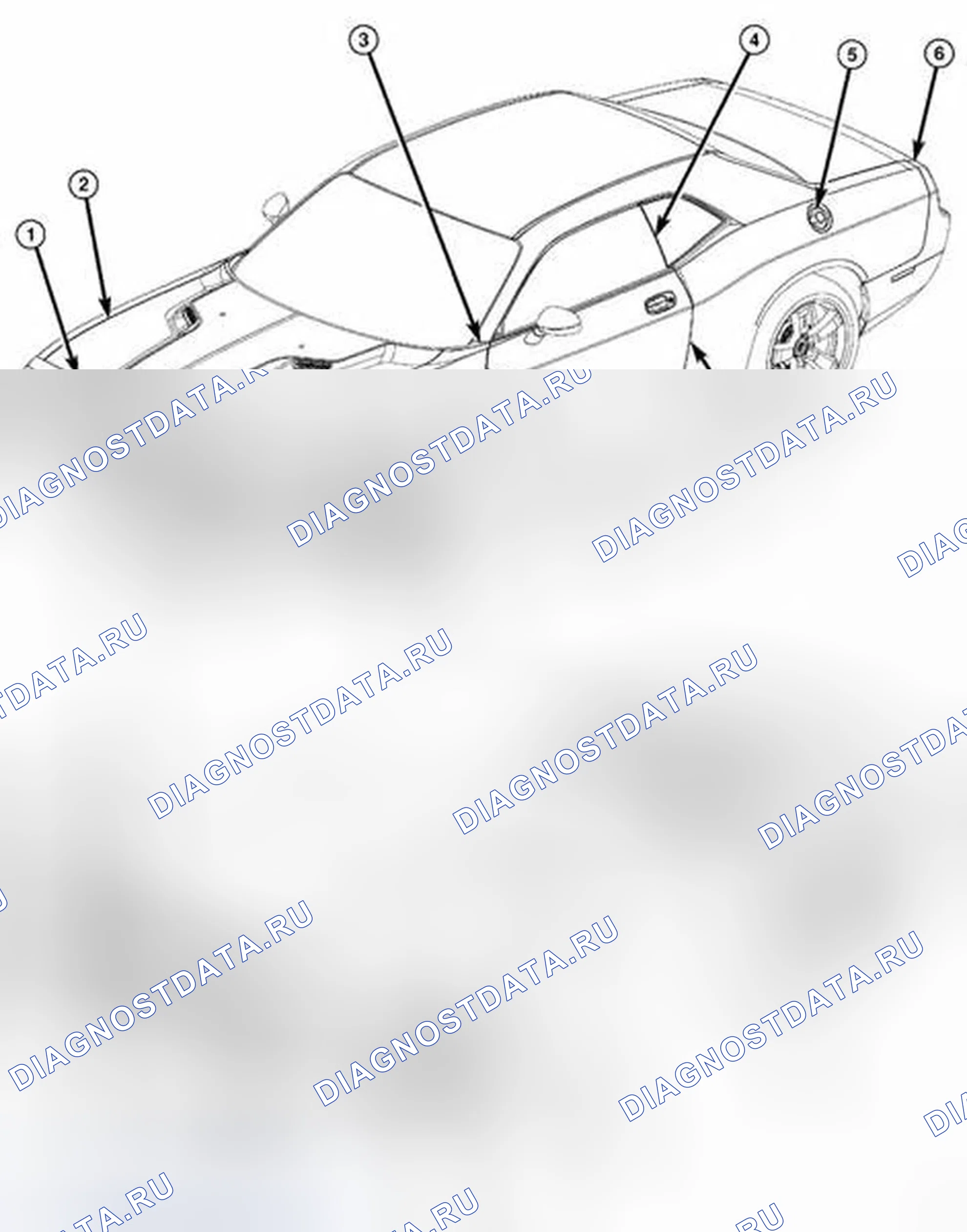 Рис. 5: ЗАЗОР И ЗАПОДЛИЦО. Dodge Challenger III