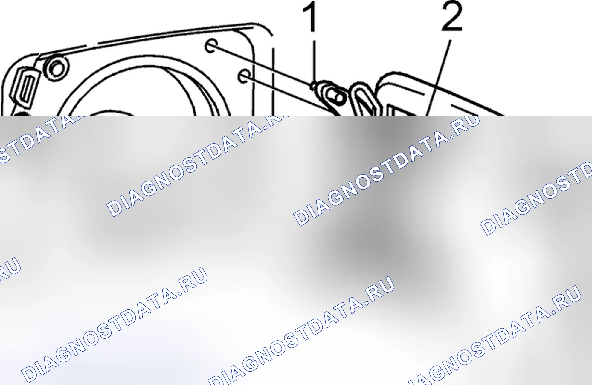 Рис. 15: Крышка заливной горловины топливного бака. Volvo S40 I рестайлинг