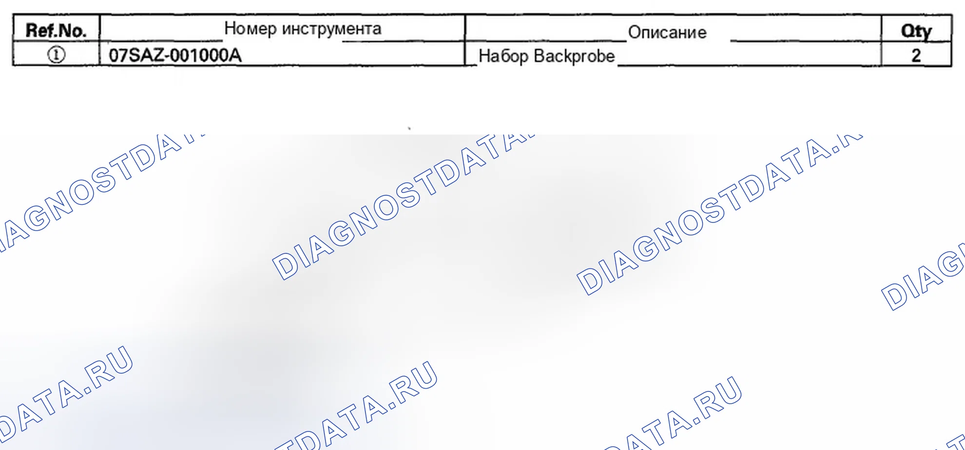 Рис. 1: Специальные инструменты. Honda Insight ZE2